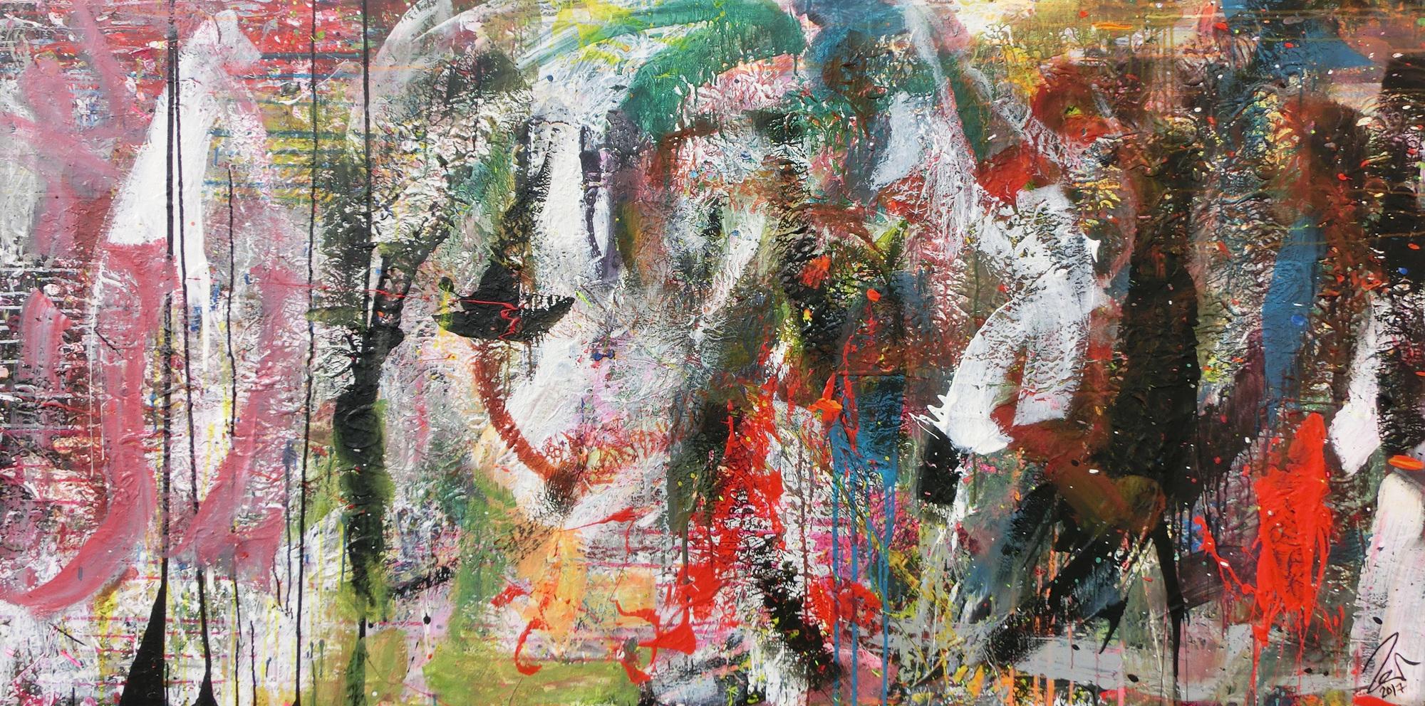 Abstraktes Original Nr. 1003 von Alex Zerr