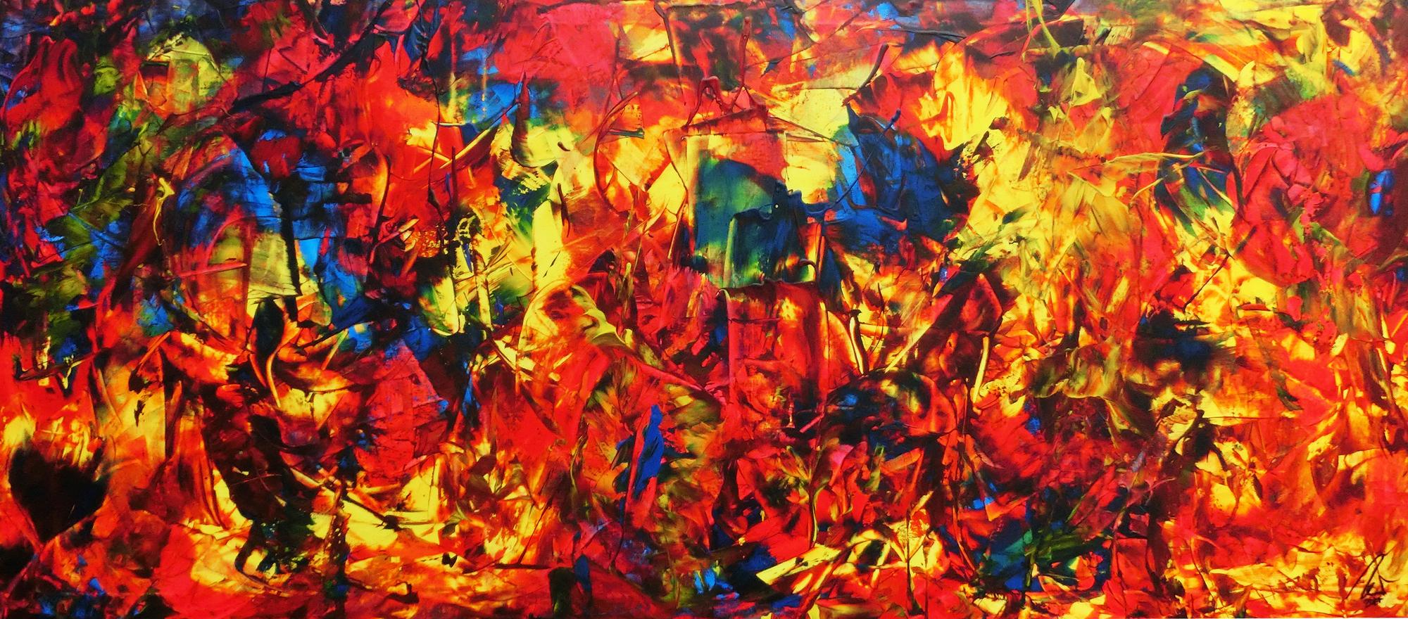 Abstract original No. 1032 by Alex Zerr