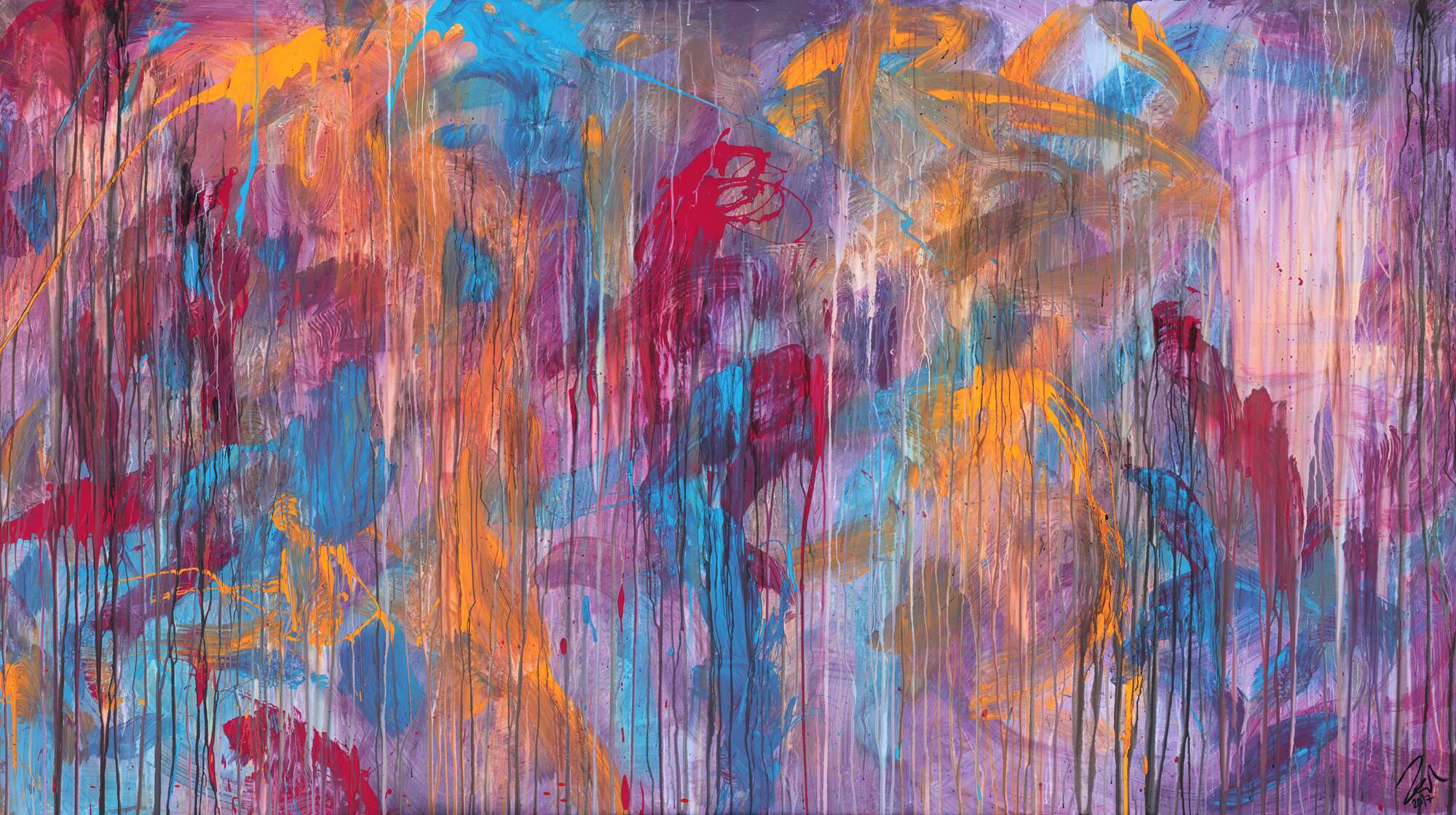 Abstract original No. 1034 by Alex Zerr