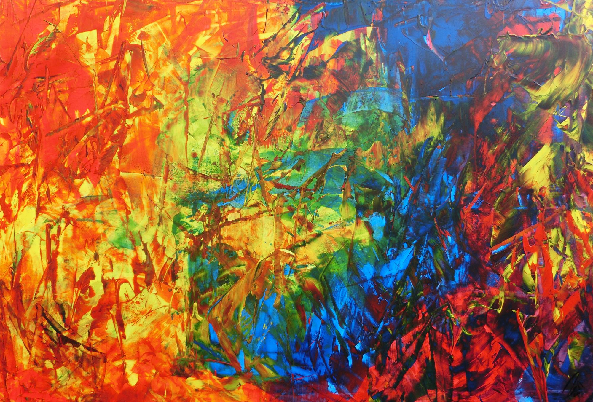 Abstract original No. 1046 by Alex Zerr