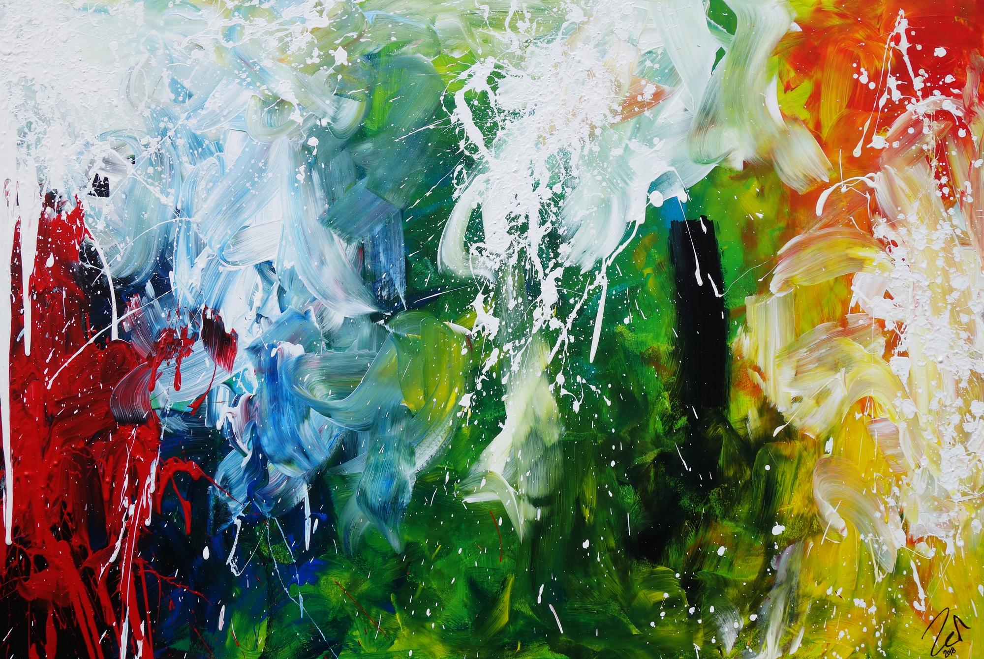 Abstract original No. 1200 by Alex Zerr