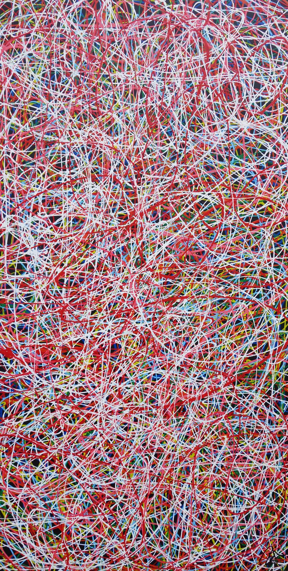 Abstract original No. 1246 by Alex Zerr