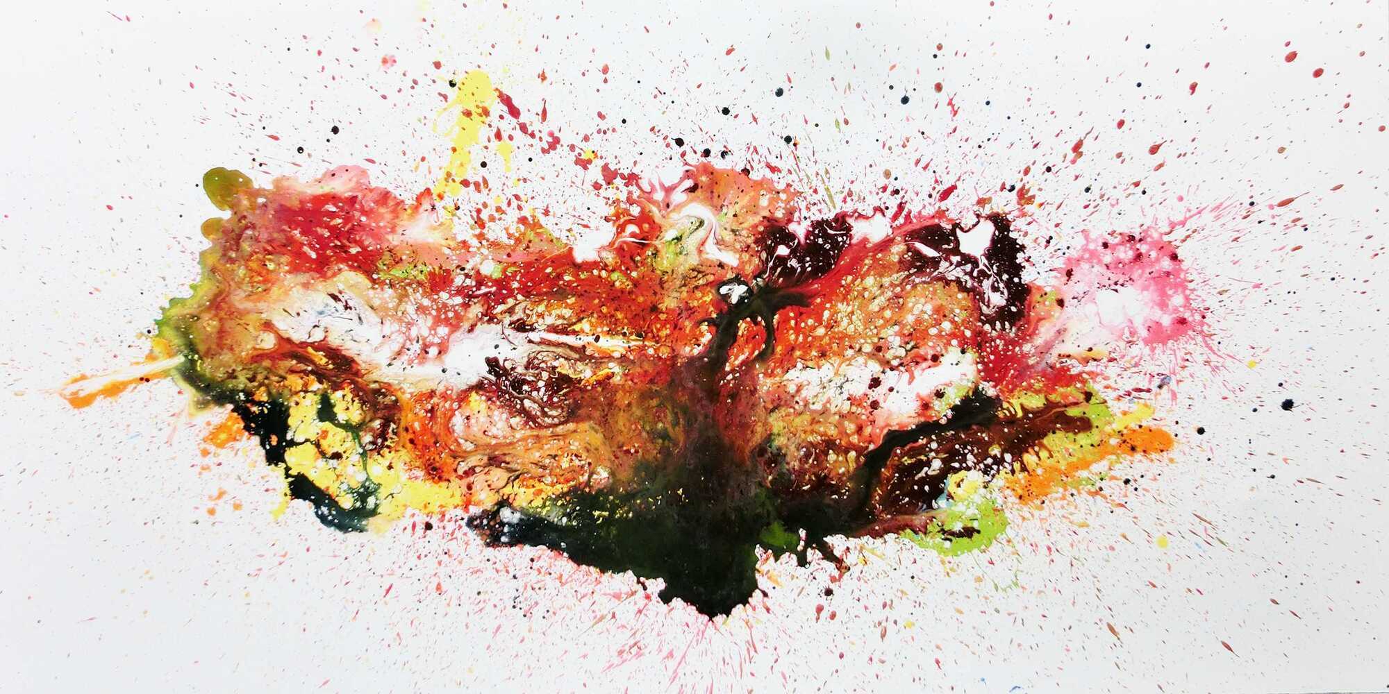 Abstract original No. 128 by Alex Zerr