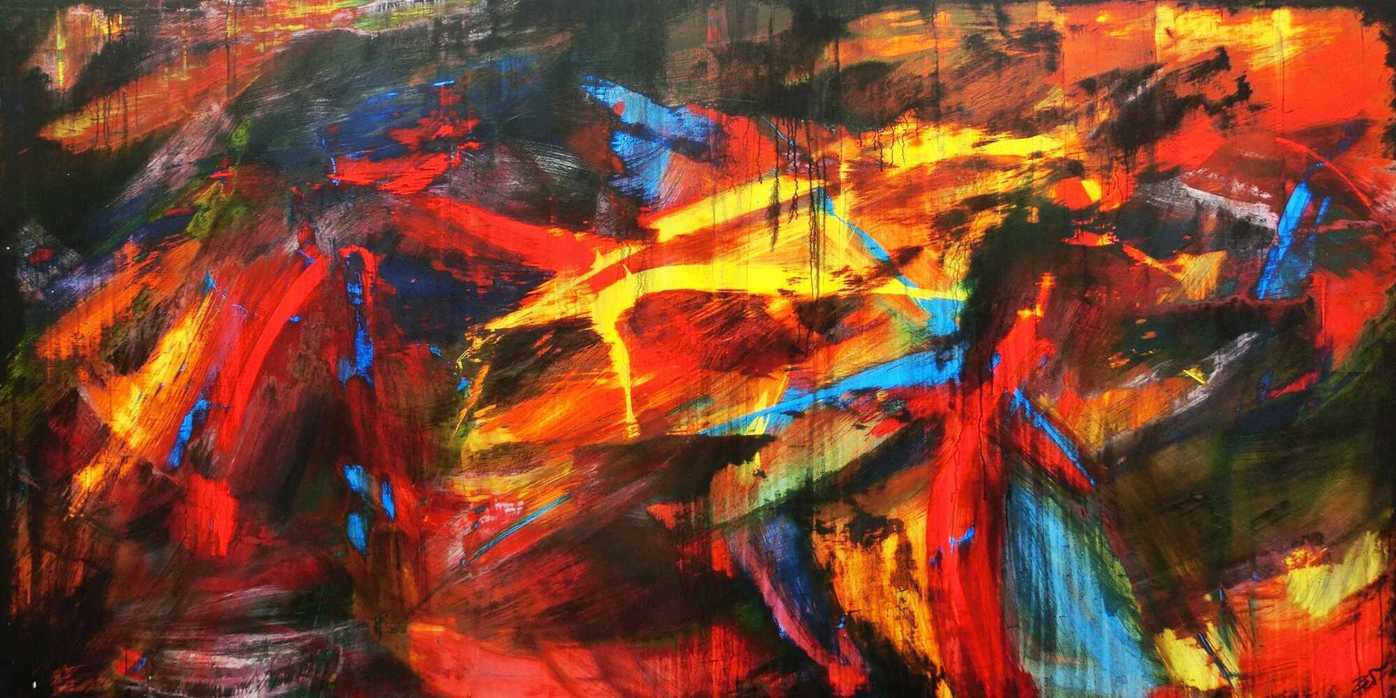 Abstract original No. 131 by Alex Zerr
