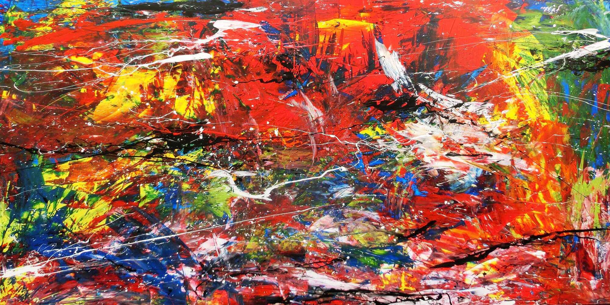 Abstract original No. 135 by Alex Zerr