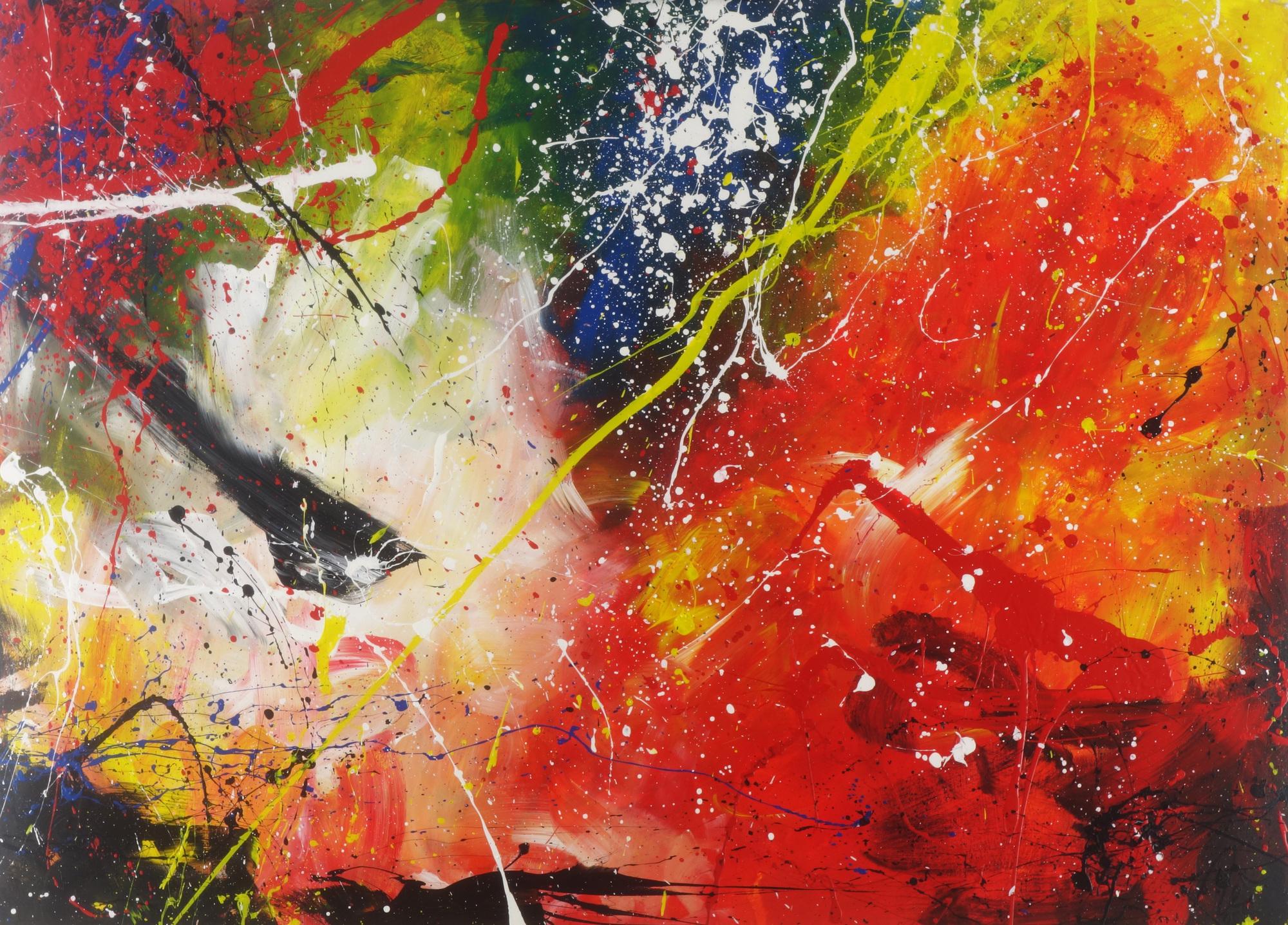 Abstract original No. 1377 by Alex Zerr