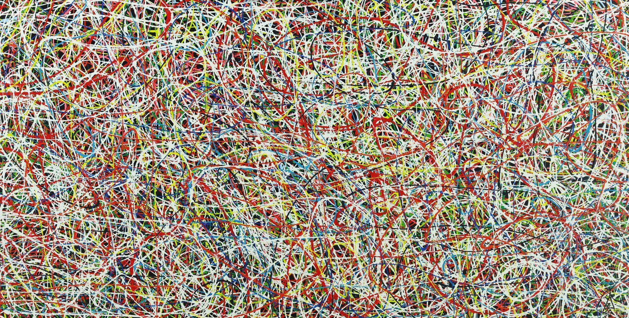 Abstract original No. 1387 by Alex Zerr