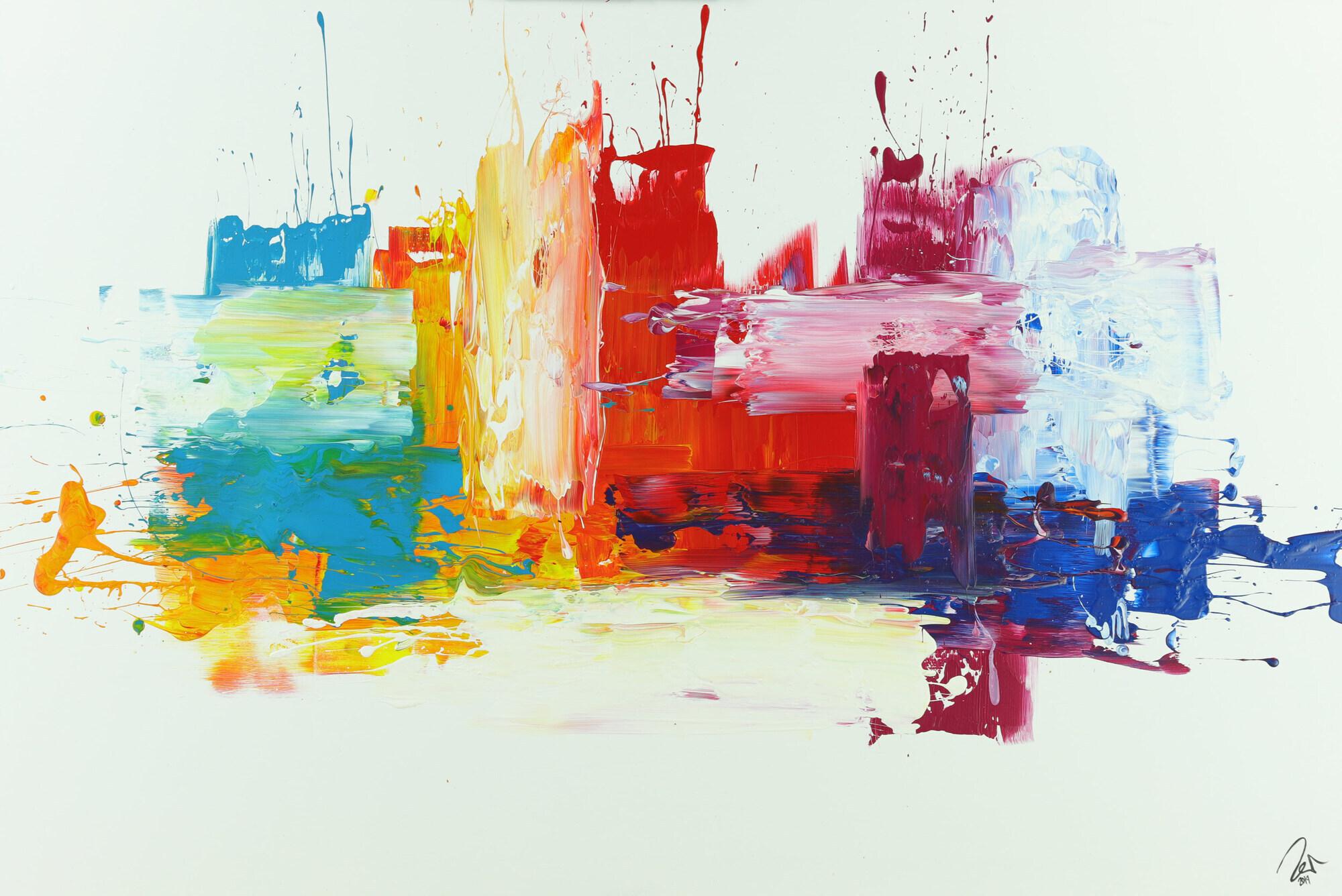Abstract original No. 1400 by Alex Zerr