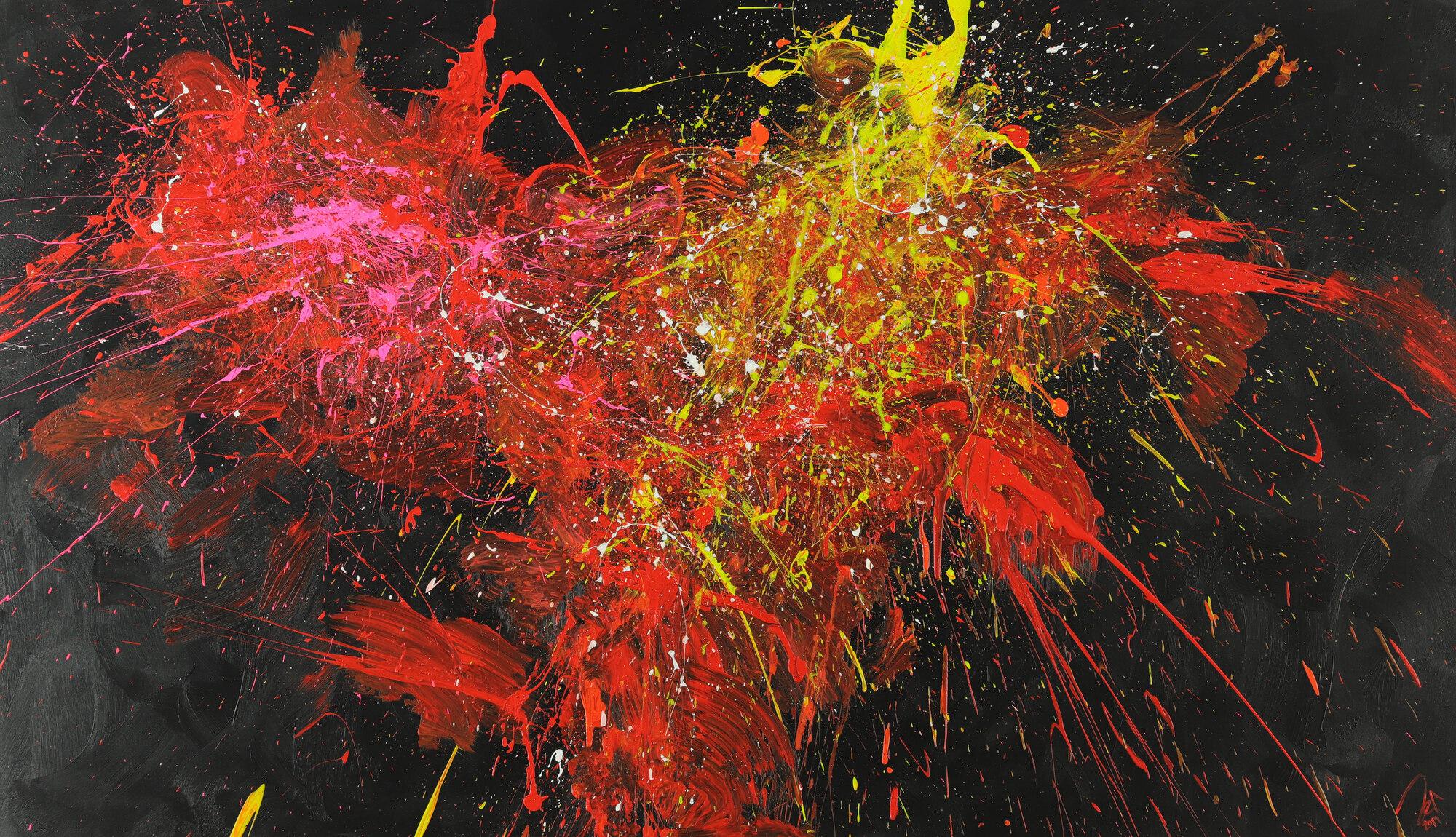 Abstract original No. 1480 by Alex Zerr