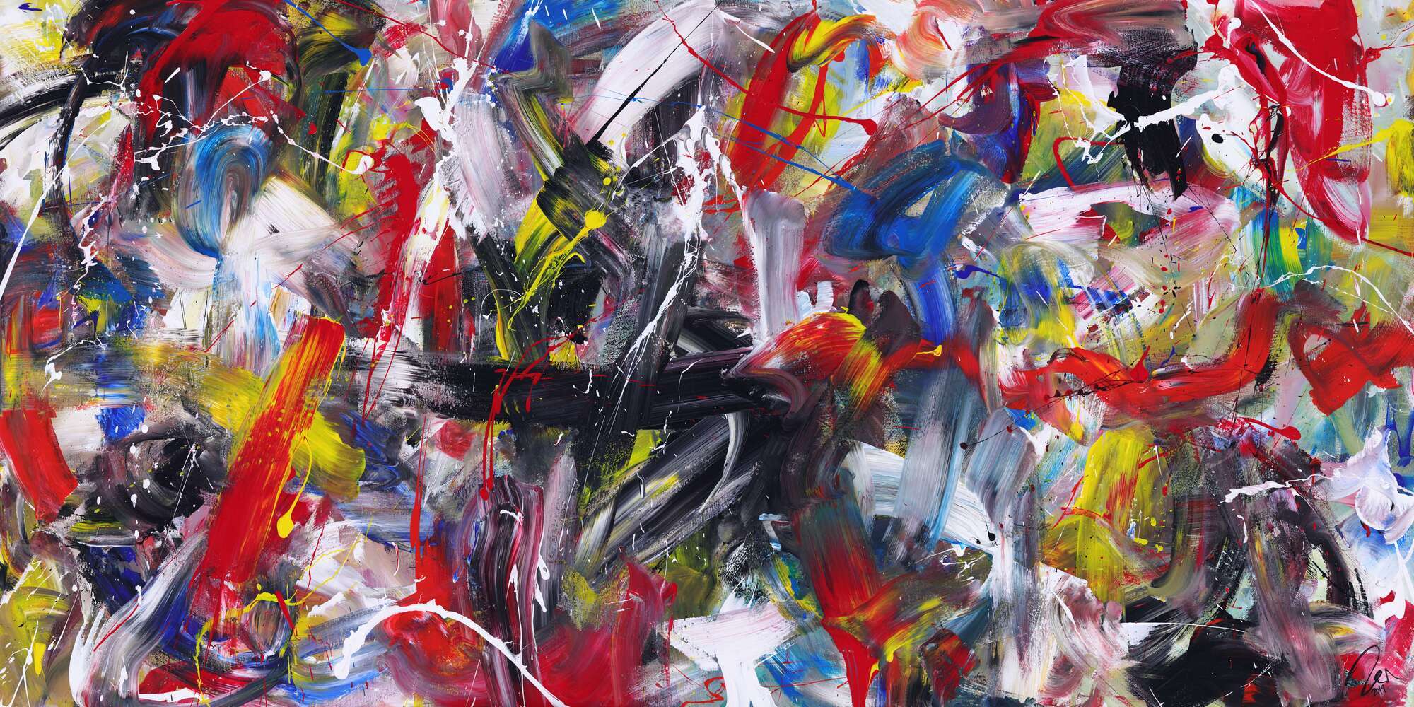 Abstract original No. 1502 by Alex Zerr