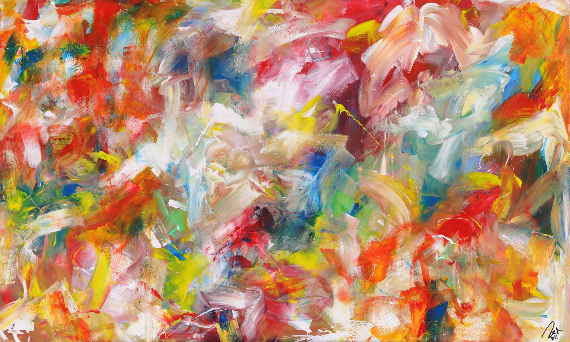Abstract original No. 1520 by Alex Zerr