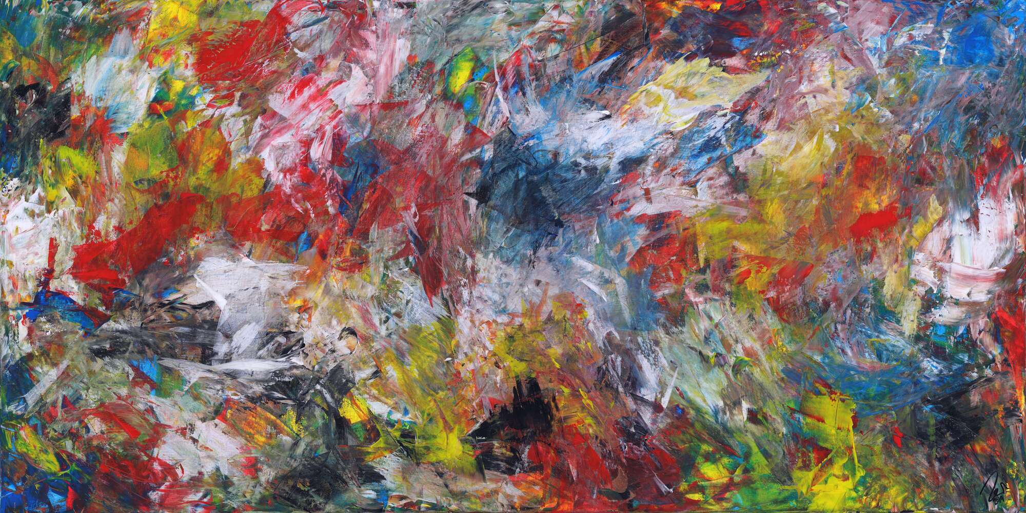 Abstract original No. 1522 by Alex Zerr