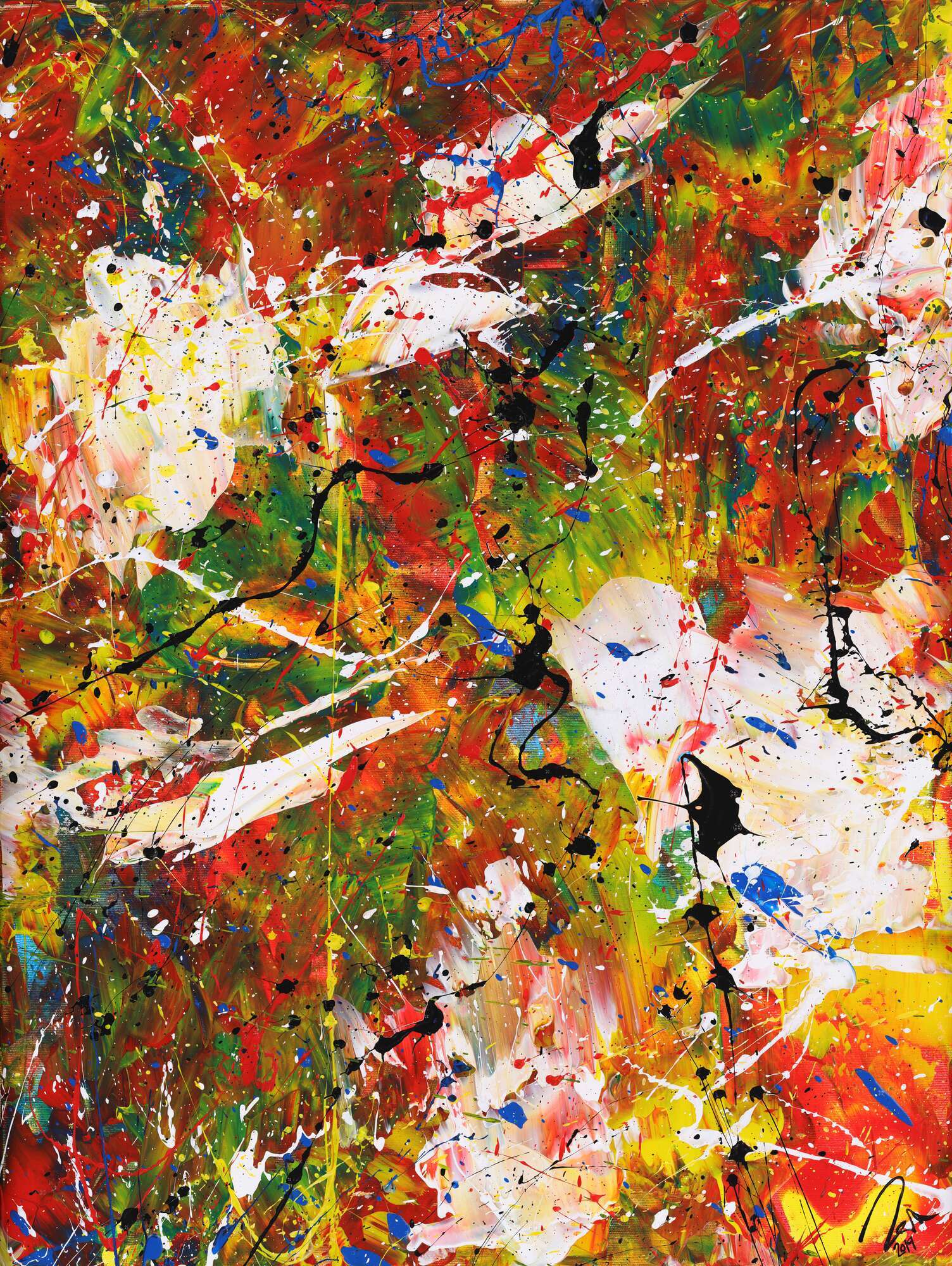 Abstract original No. 1531 by Alex Zerr
