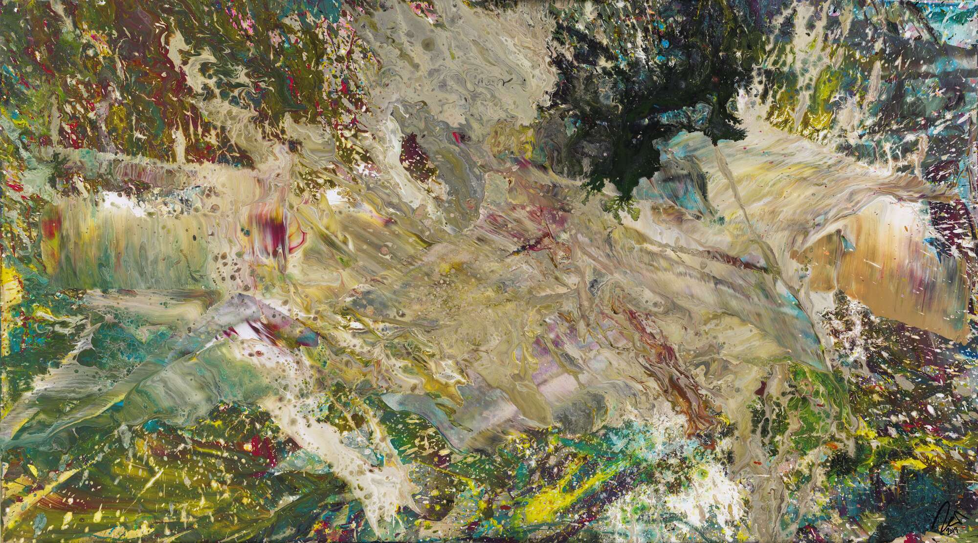 Abstract original No. 1541 by Alex Zerr