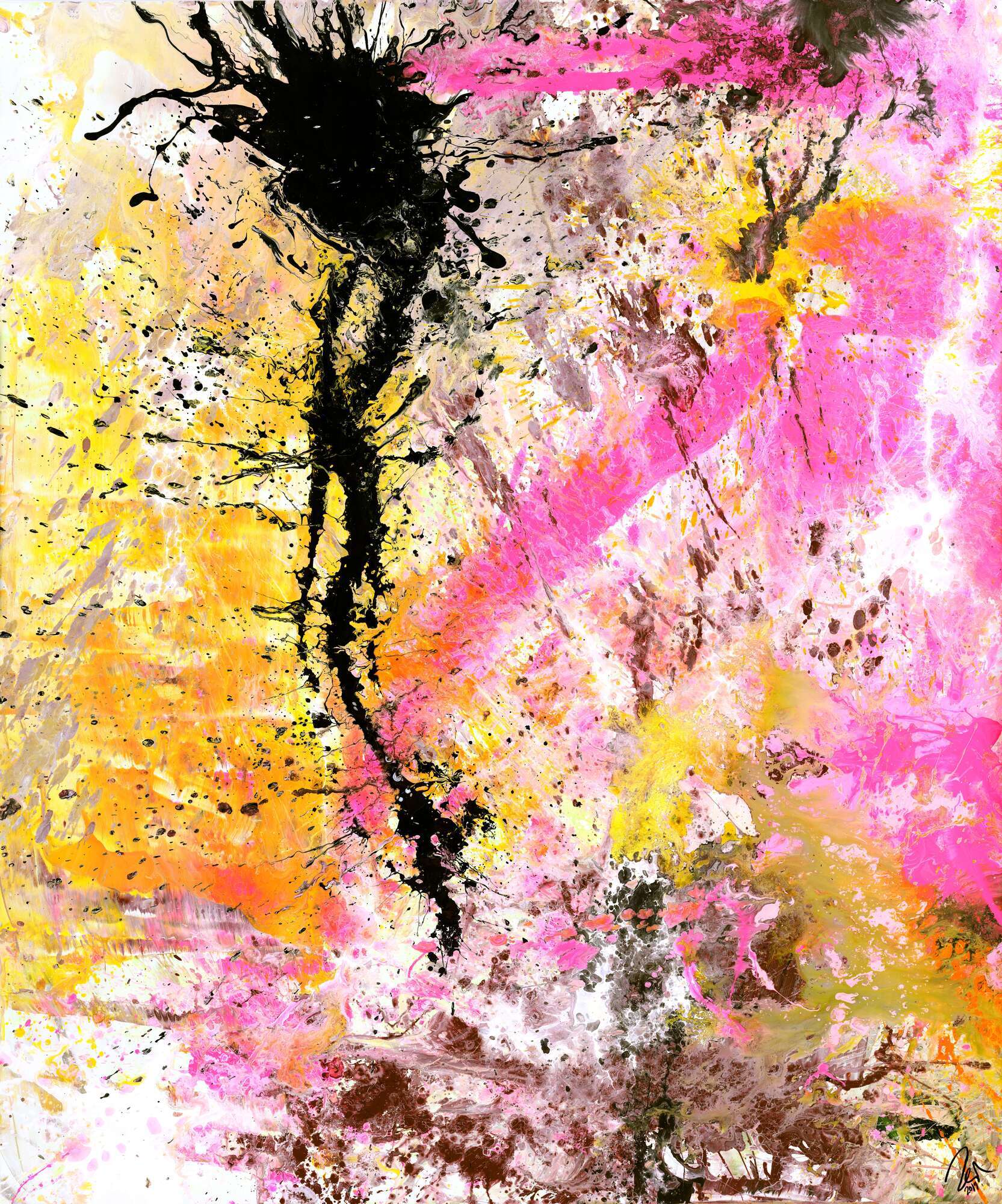Abstract original No. 1543 by Alex Zerr