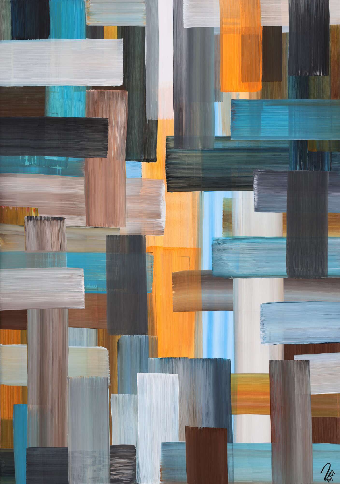 Abstract original No. 1544 by Alex Zerr