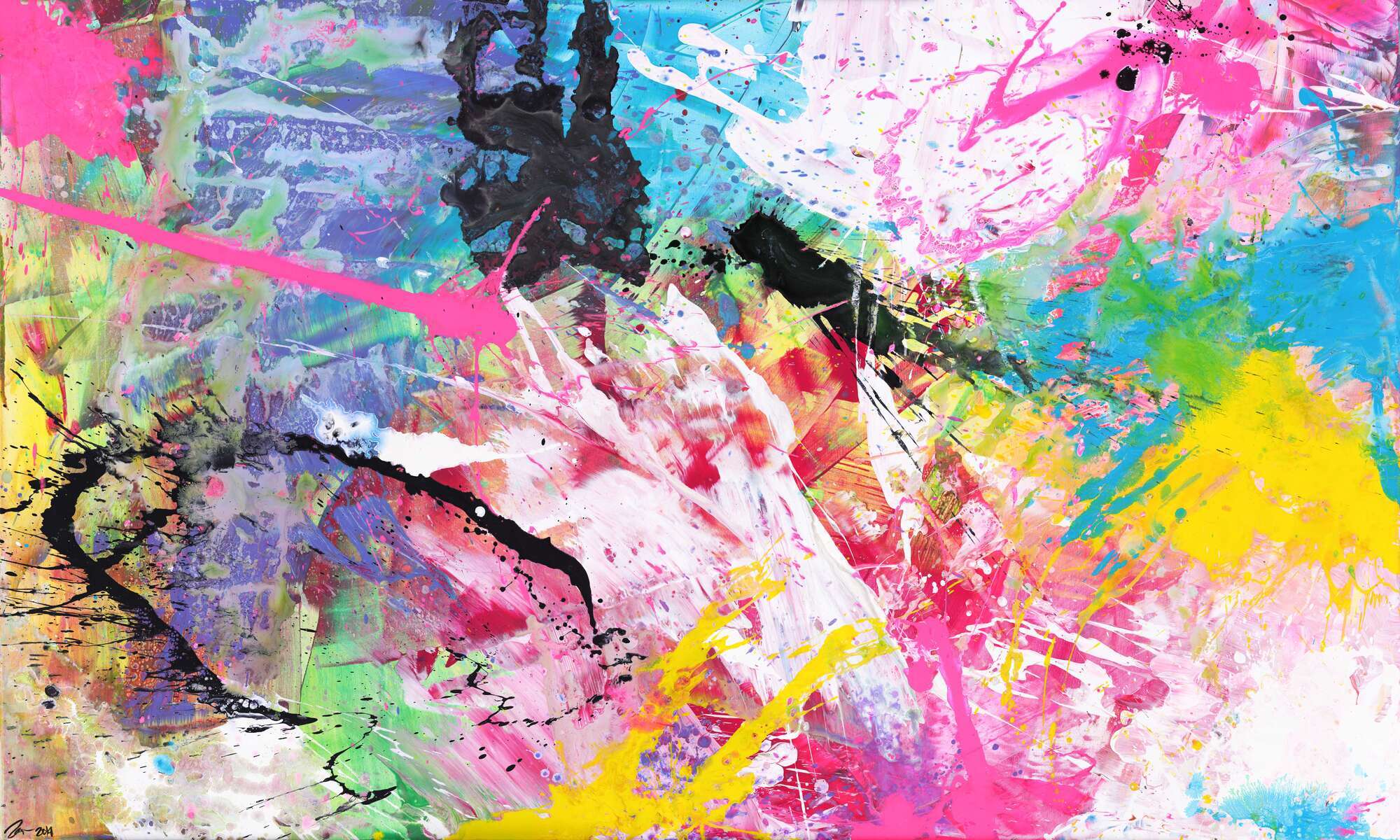 Abstract original No. 1549 by Alex Zerr