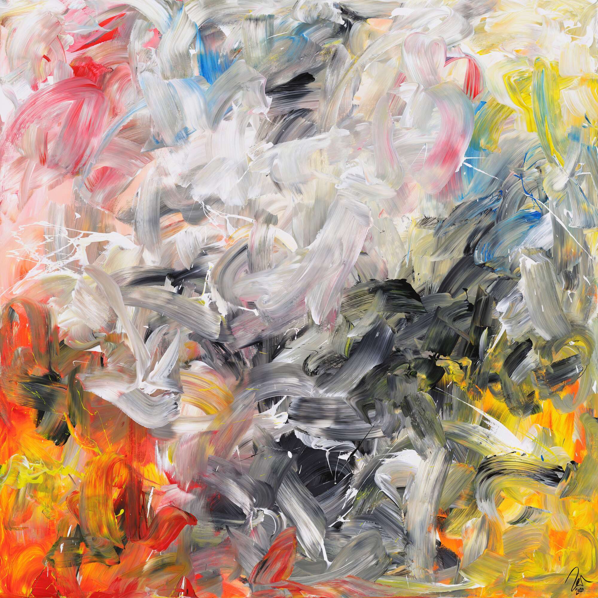 Abstract original No. 1630 by Alex Zerr