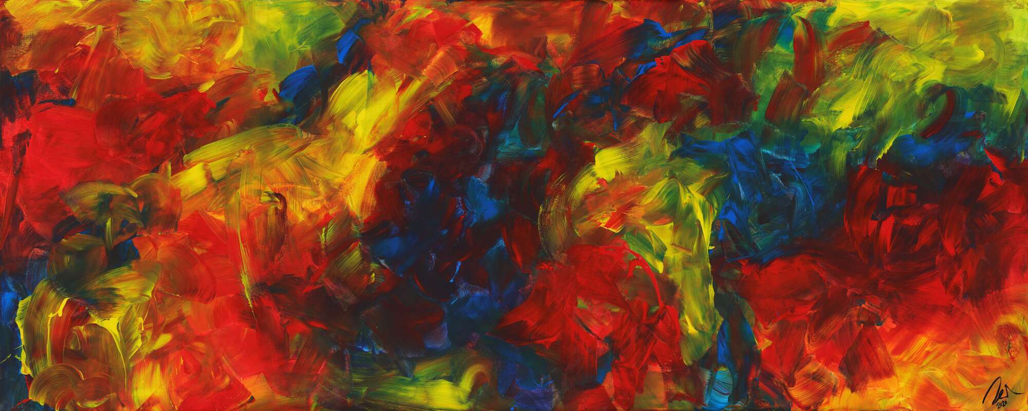 Abstract original No. 1633 by Alex Zerr