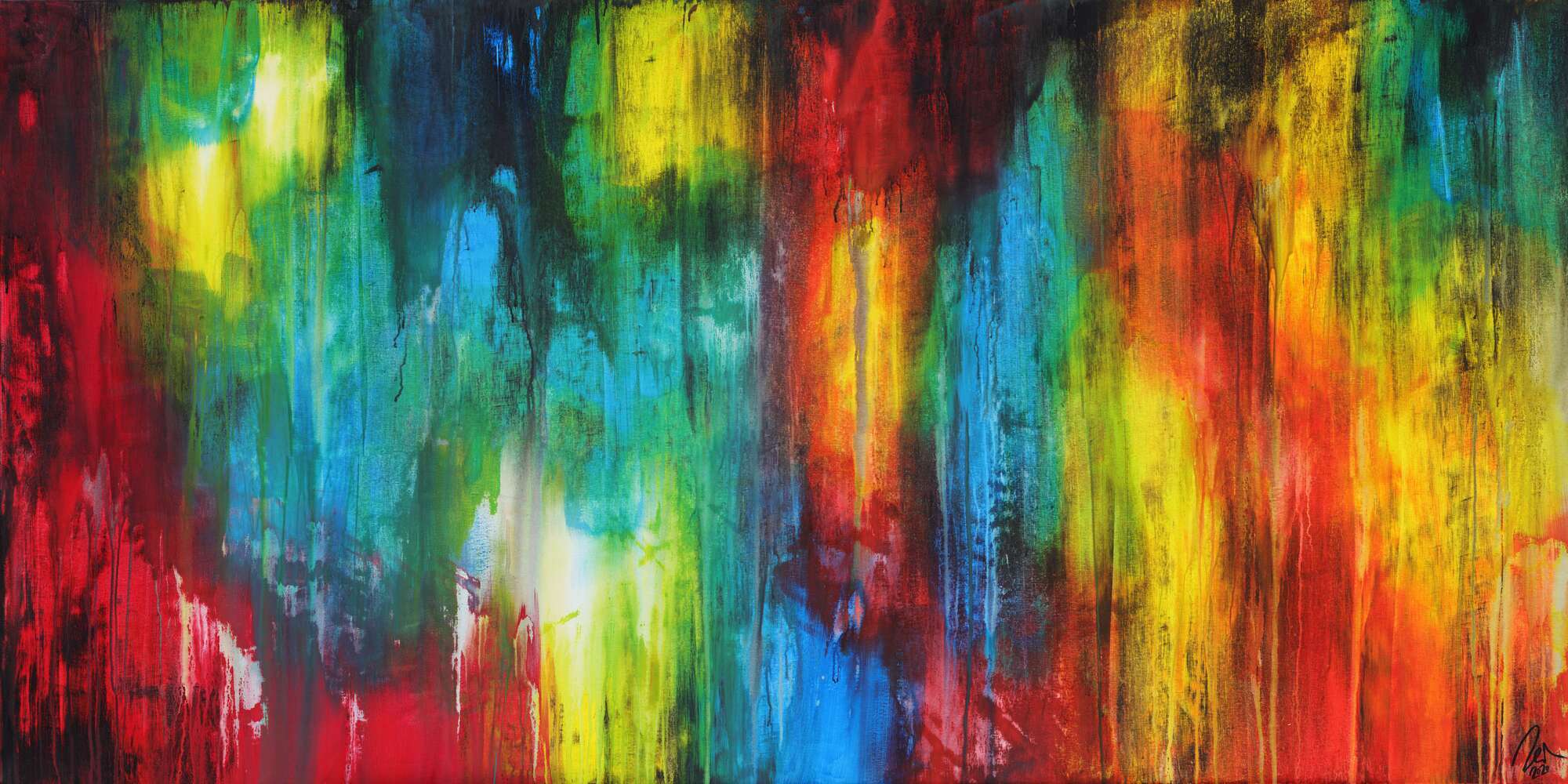 Abstract original No. 1640 by Alex Zerr