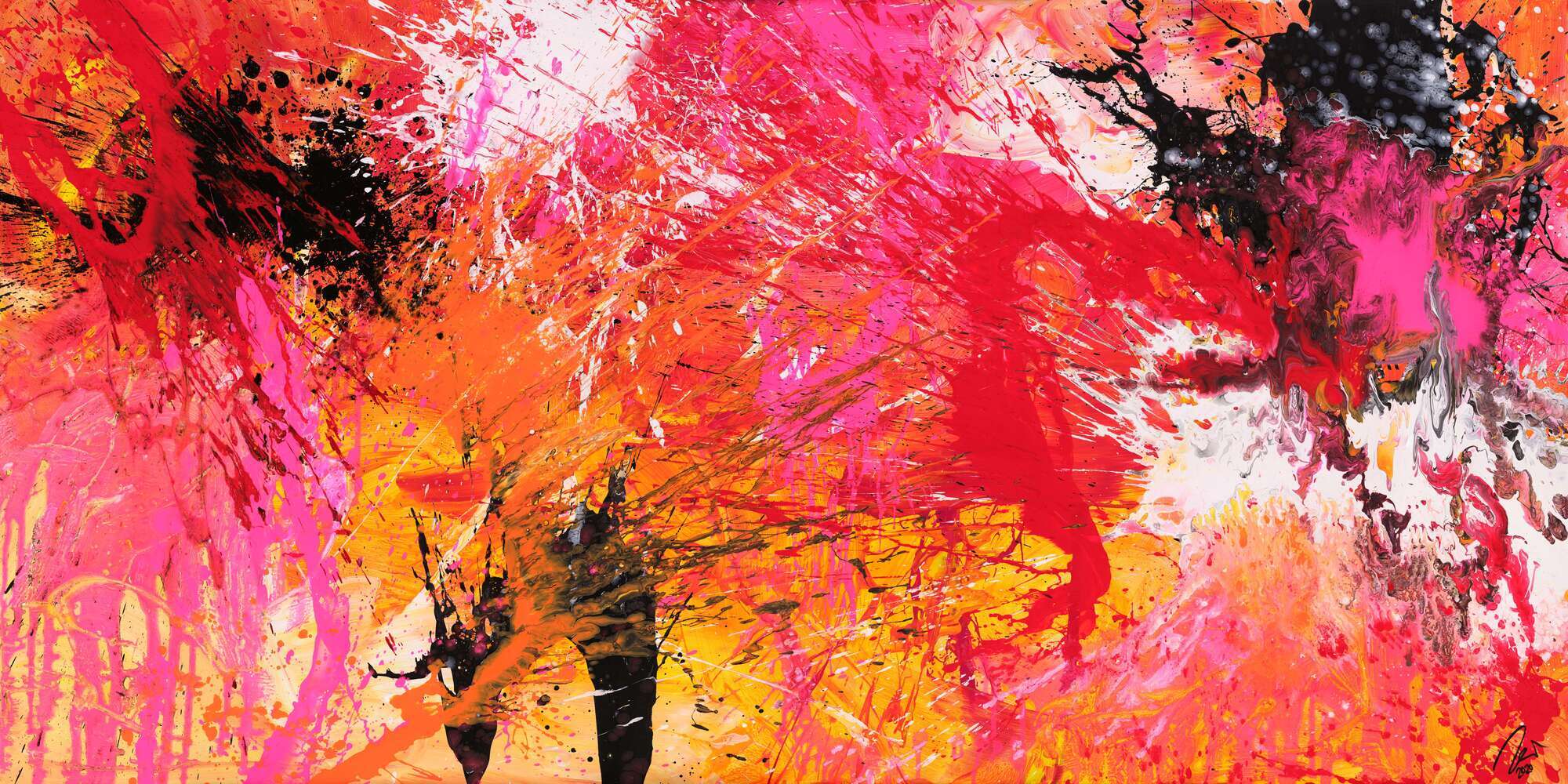 Abstract original No. 1660 by Alex Zerr