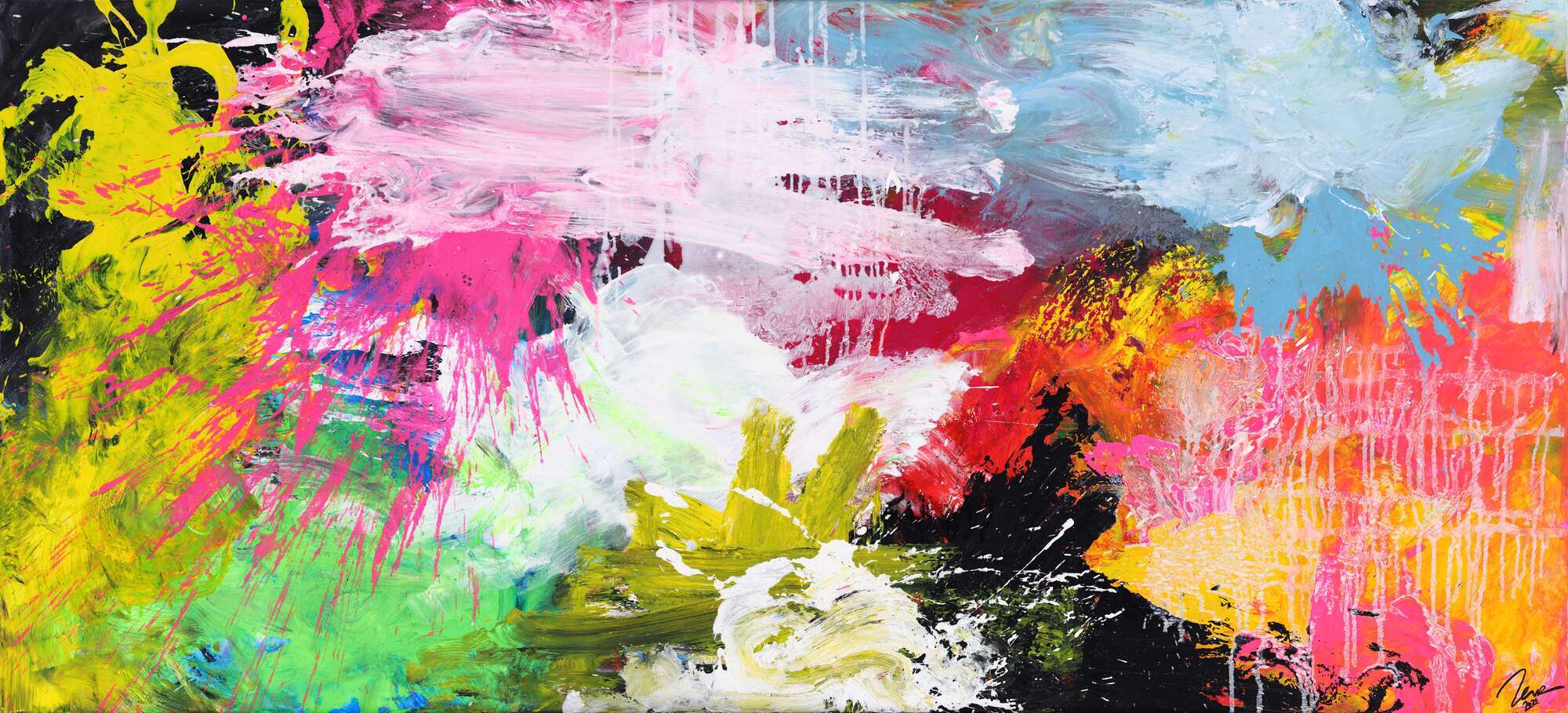 Abstract original No. 1670 by Alex Zerr