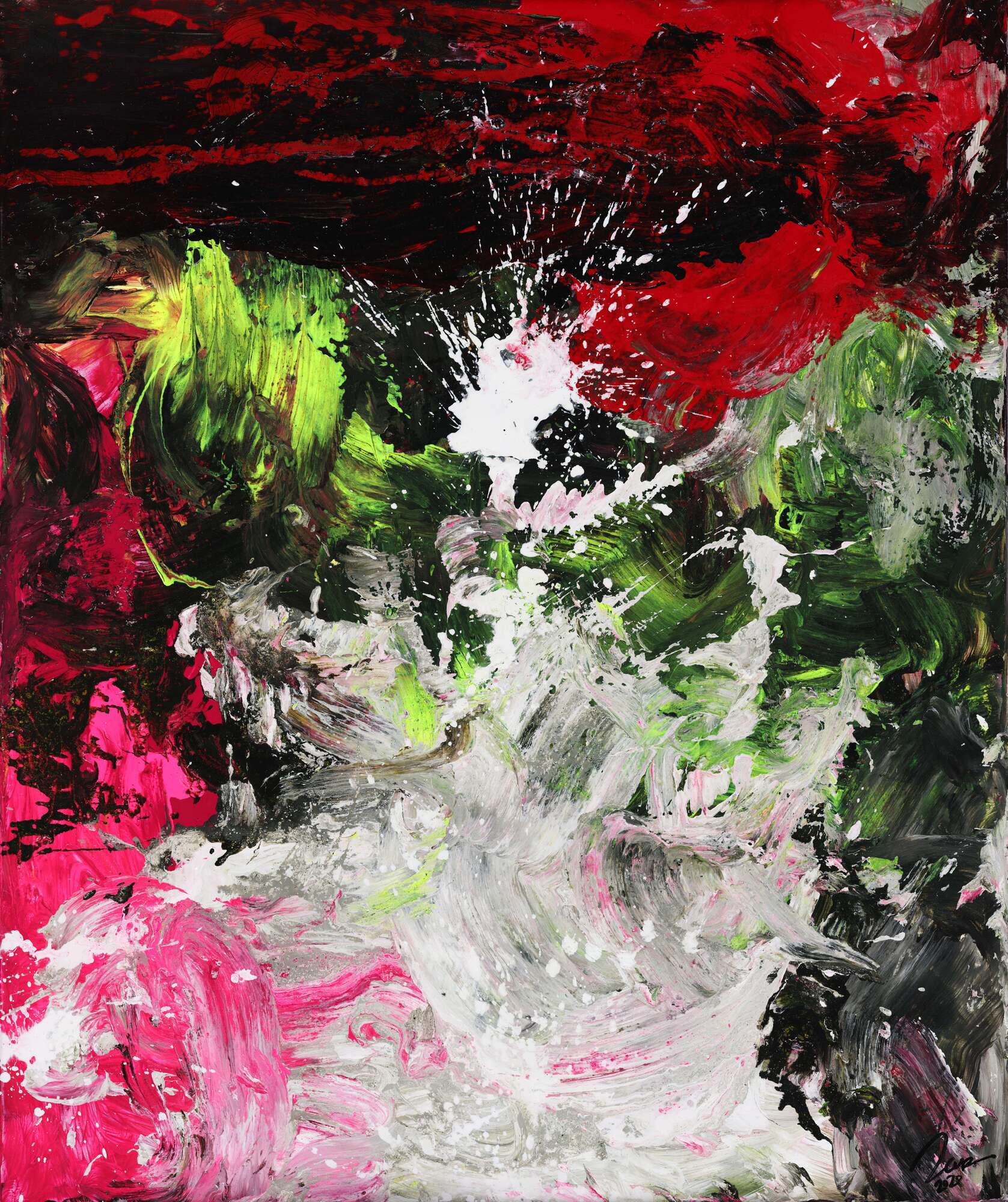 Abstract original No. 1671 by Alex Zerr