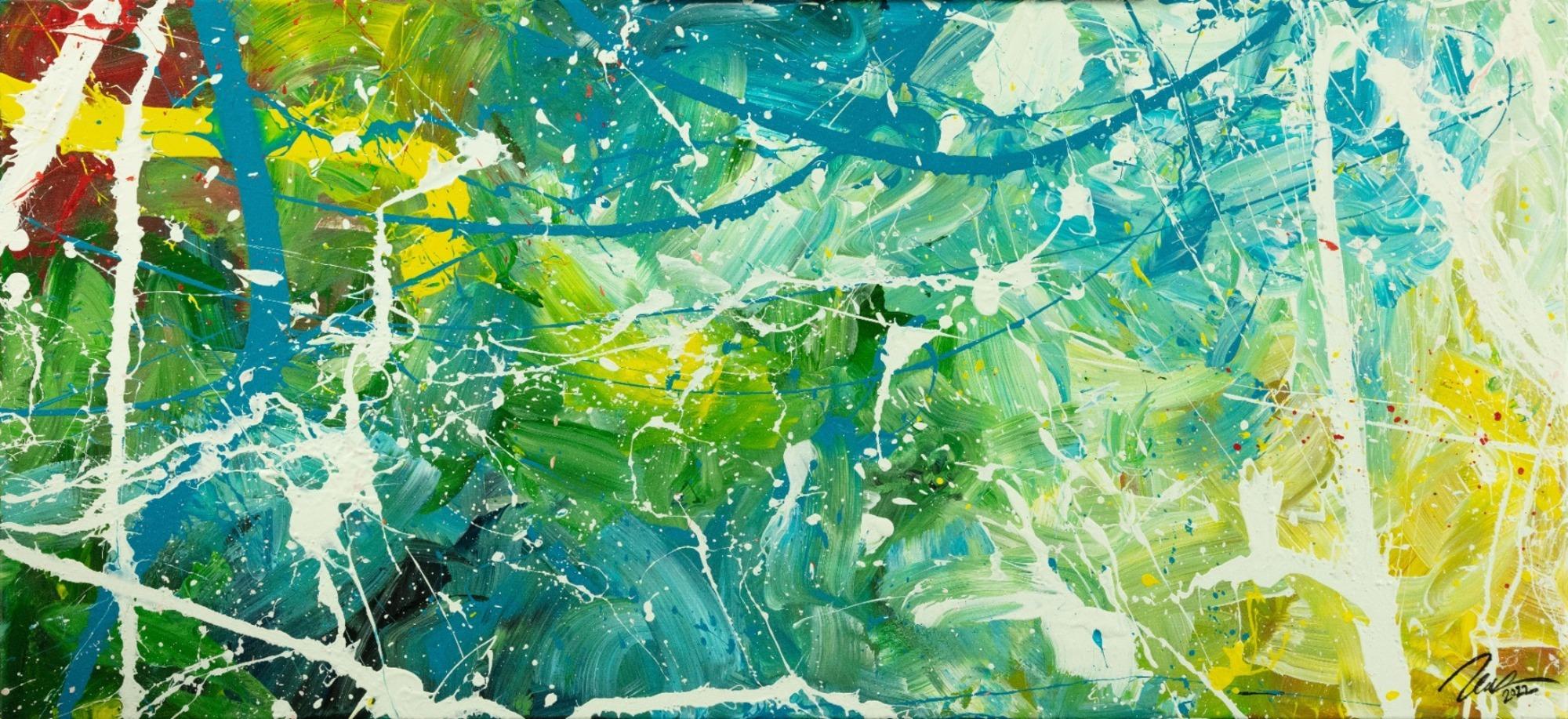 Abstract original No. 1809 by Alex Zerr