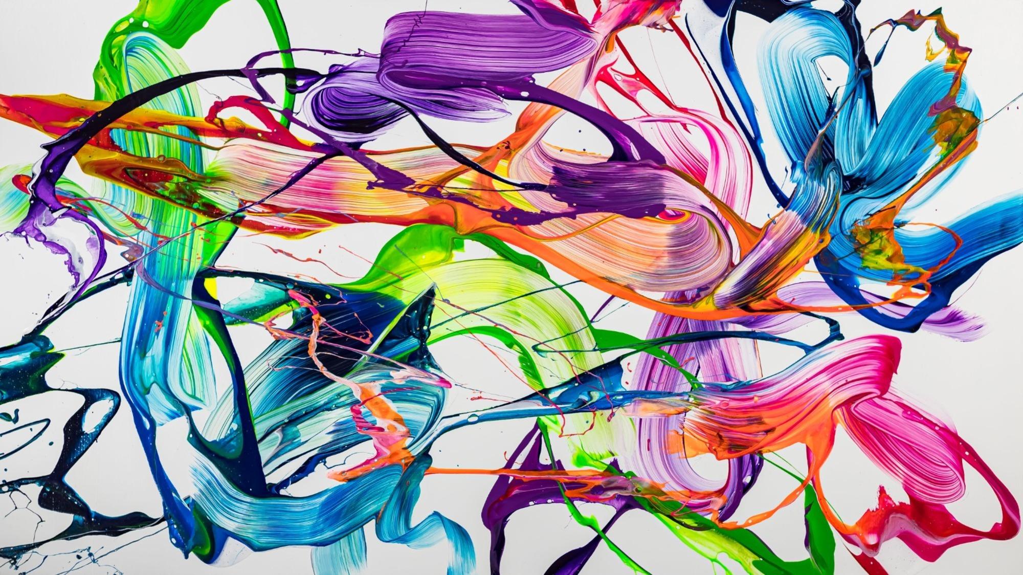 Abstraktes Original Nr. 2003 von Alex Zerr