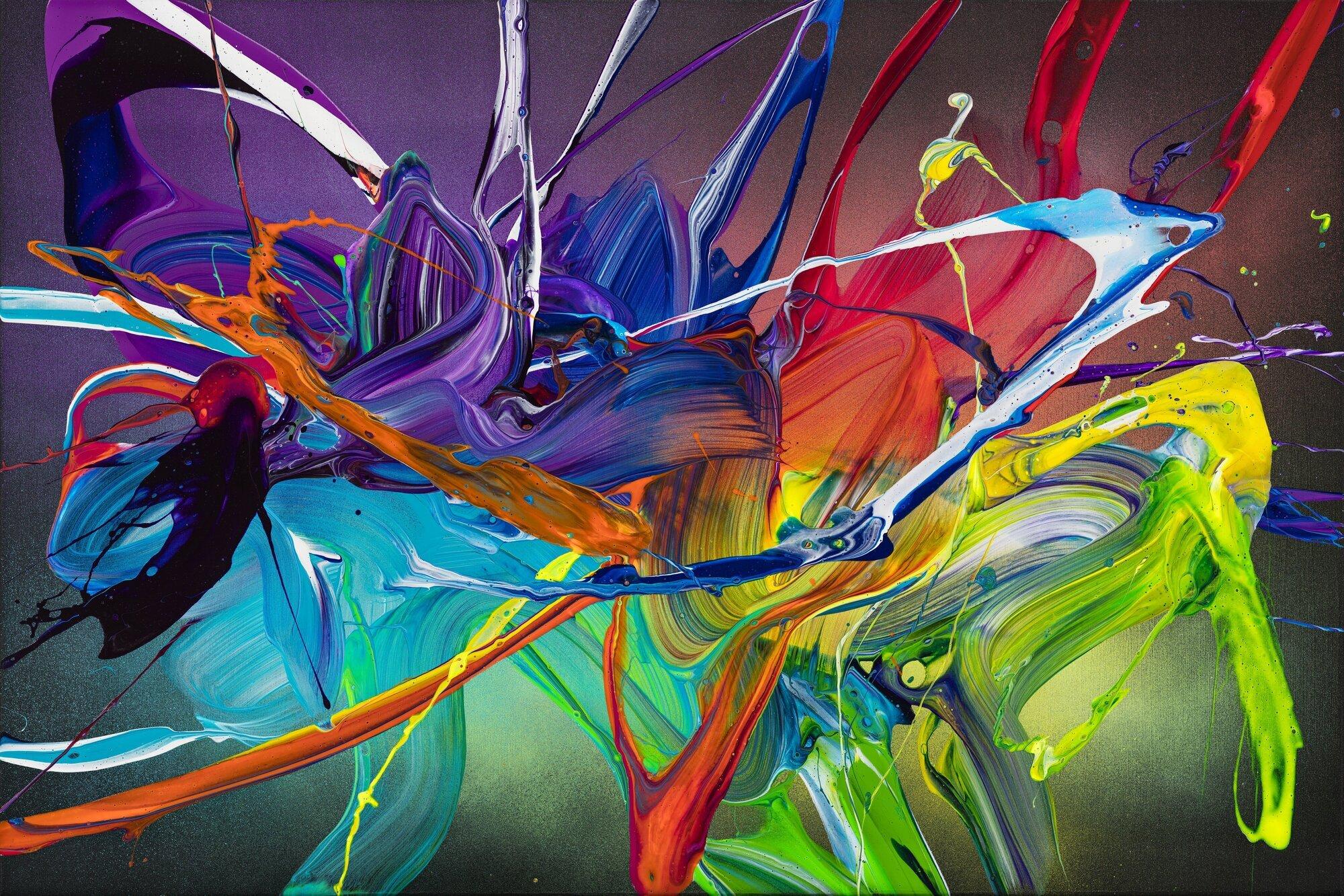 Abstraktes Original Nr. 2009 von Alex Zerr