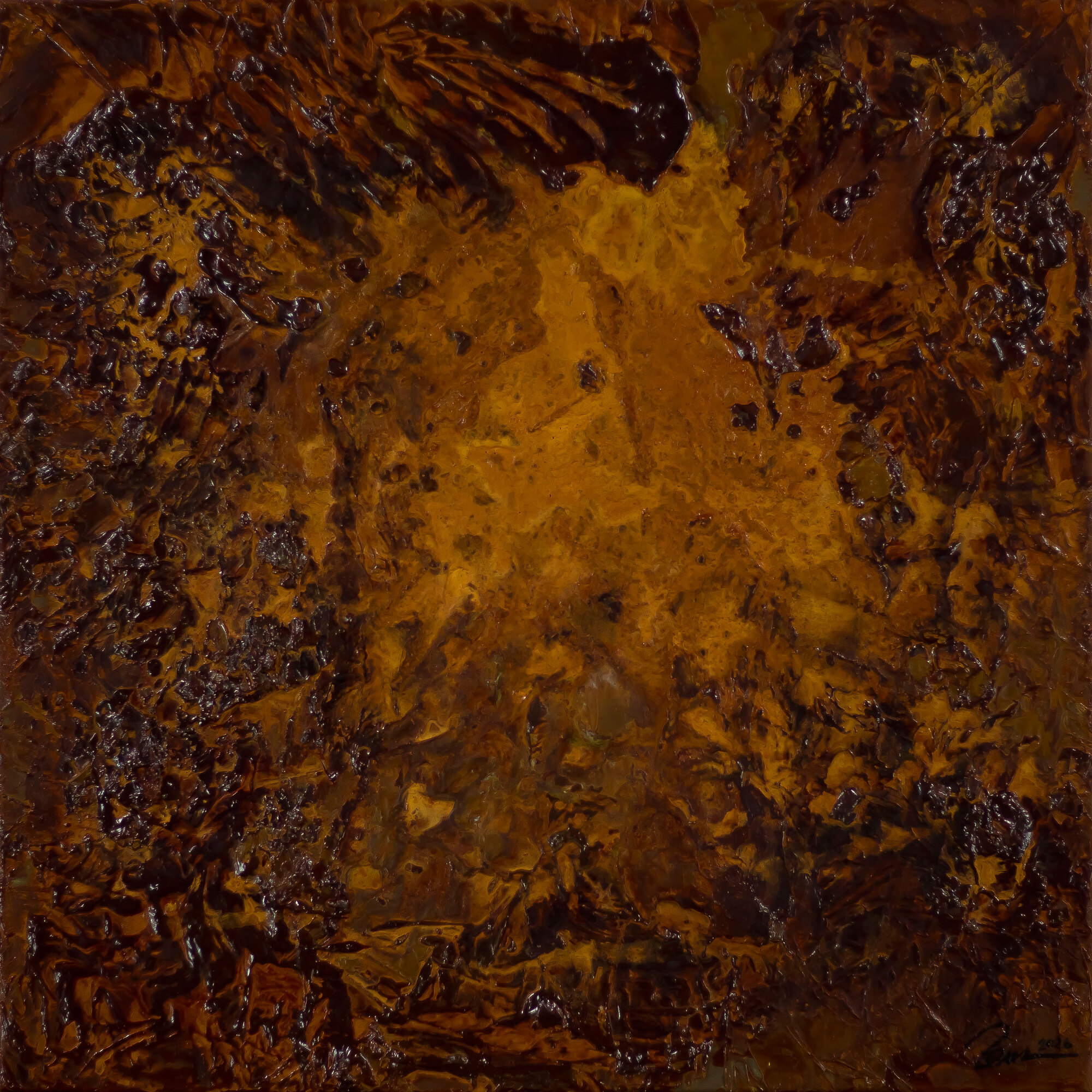 Abstraktes Original Nr. 2014 von Alex Zerr