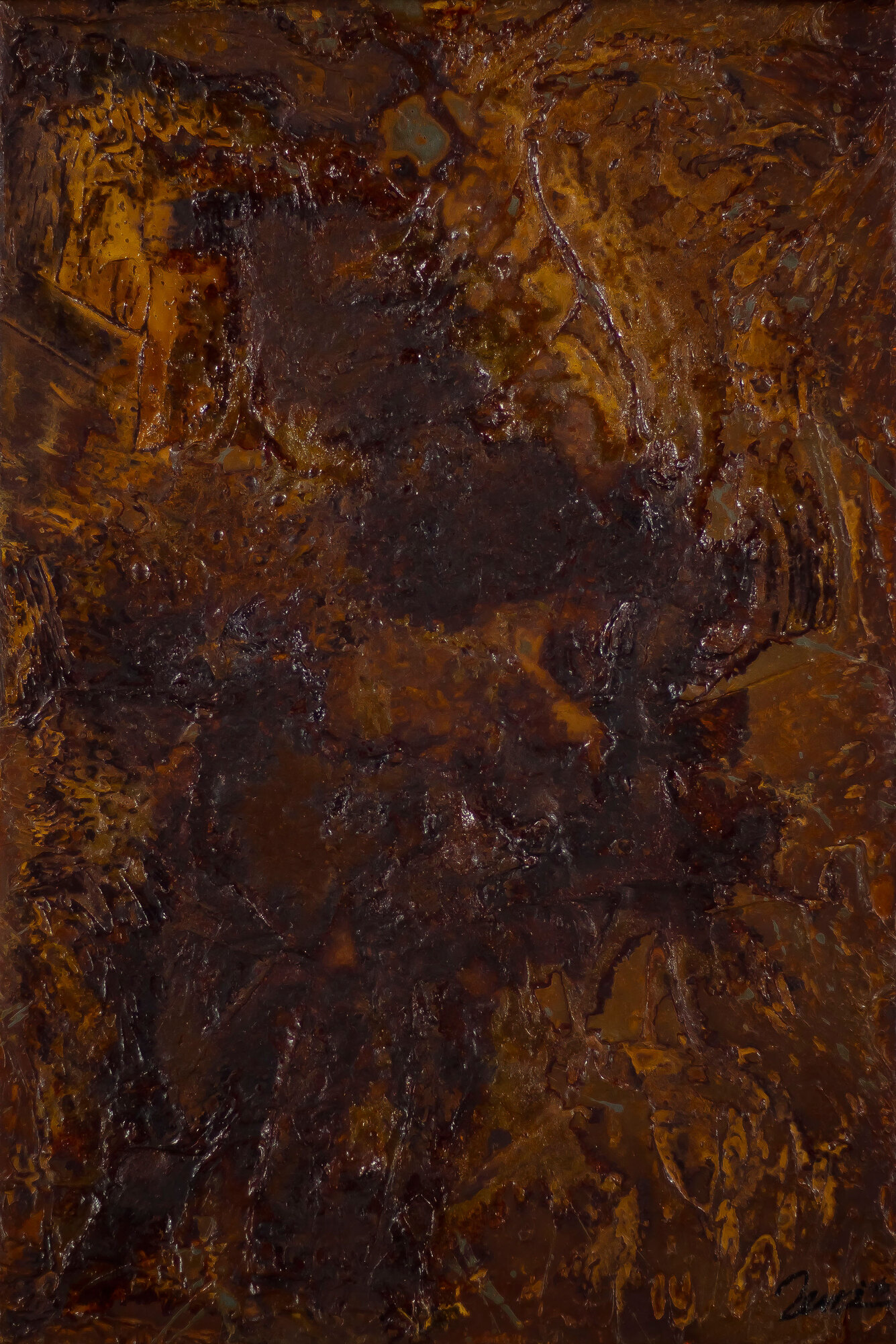 Abstraktes Original Nr. 2015 von Alex Zerr