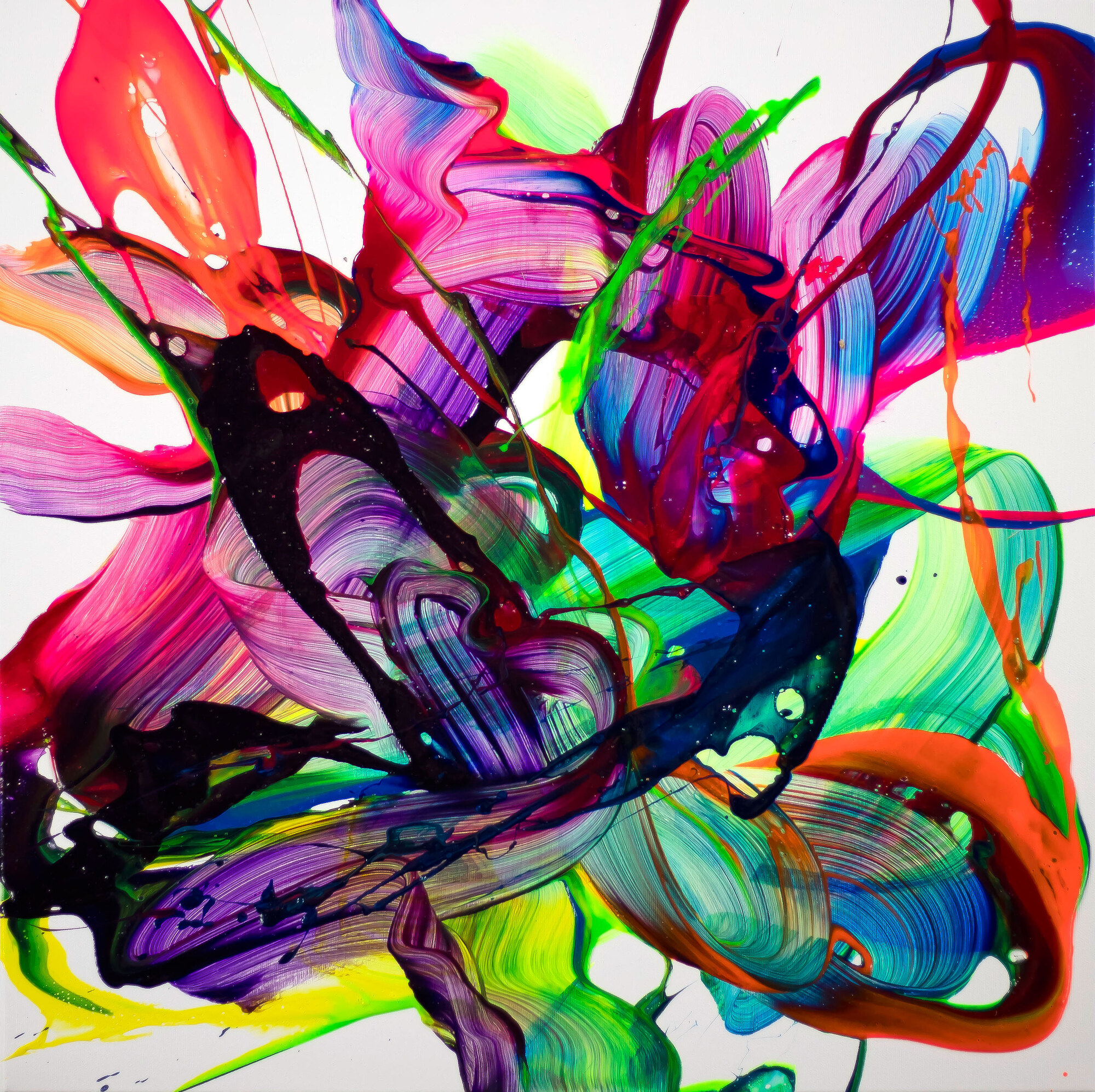 Abstraktes Original Nr. 2019 von Alex Zerr
