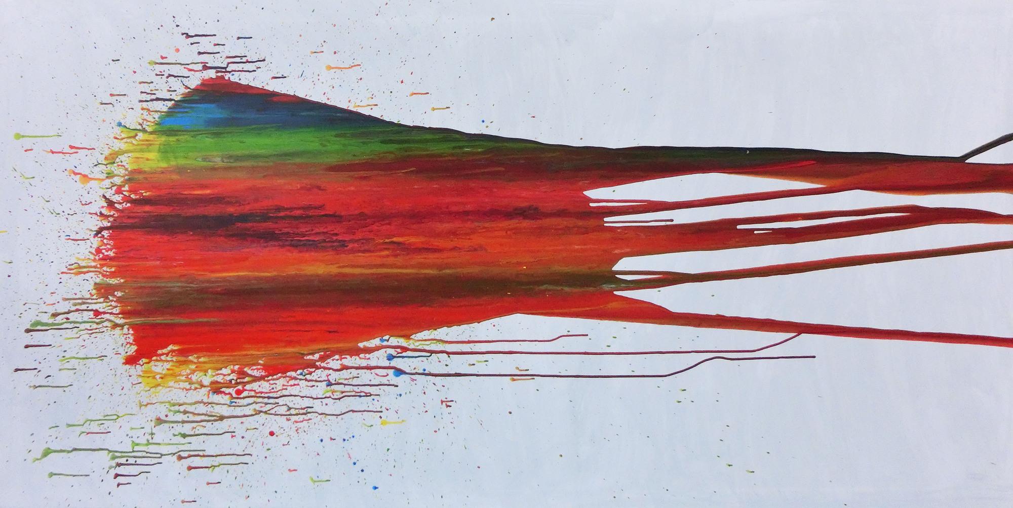 Abstract original No. 240 by Alex Zerr