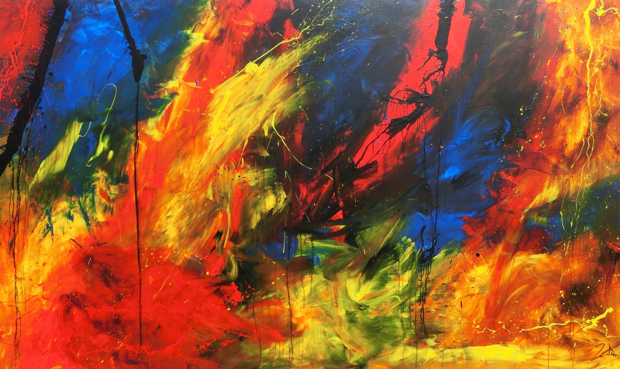 Abstract original No. 334 by Alex Zerr