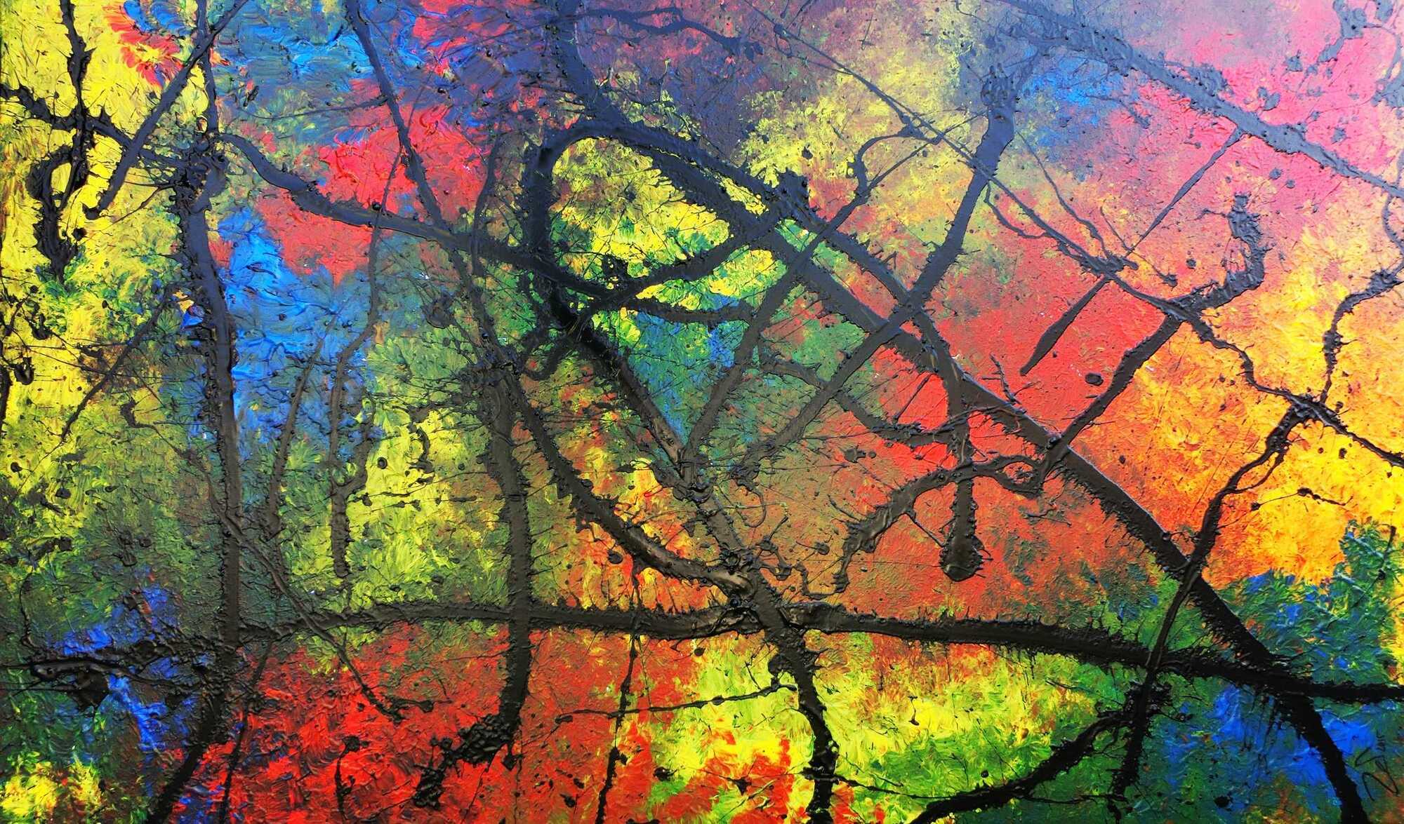 Abstract original No. 352 by Alex Zerr