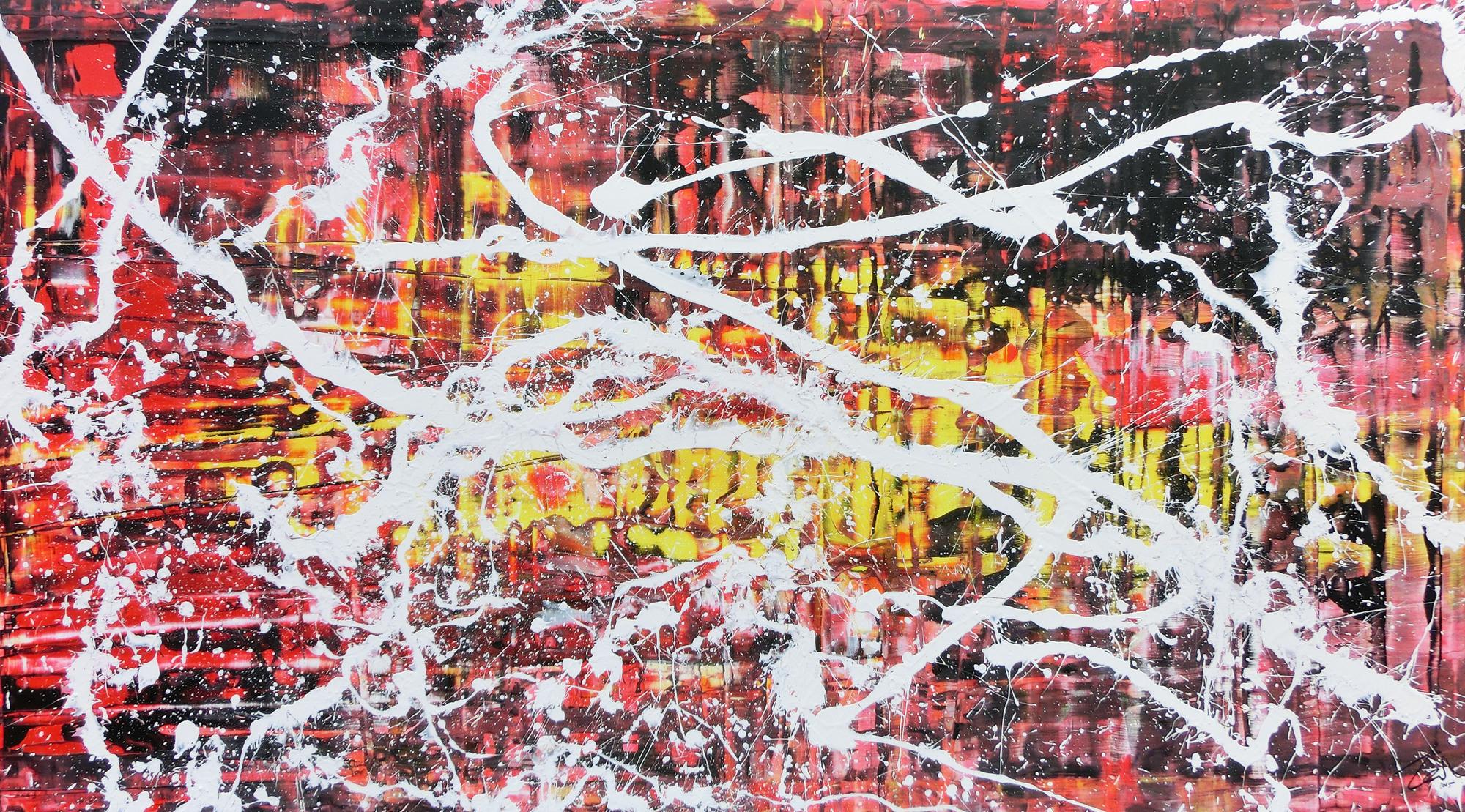 Abstraktes Original Nr. 374 von Alex Zerr