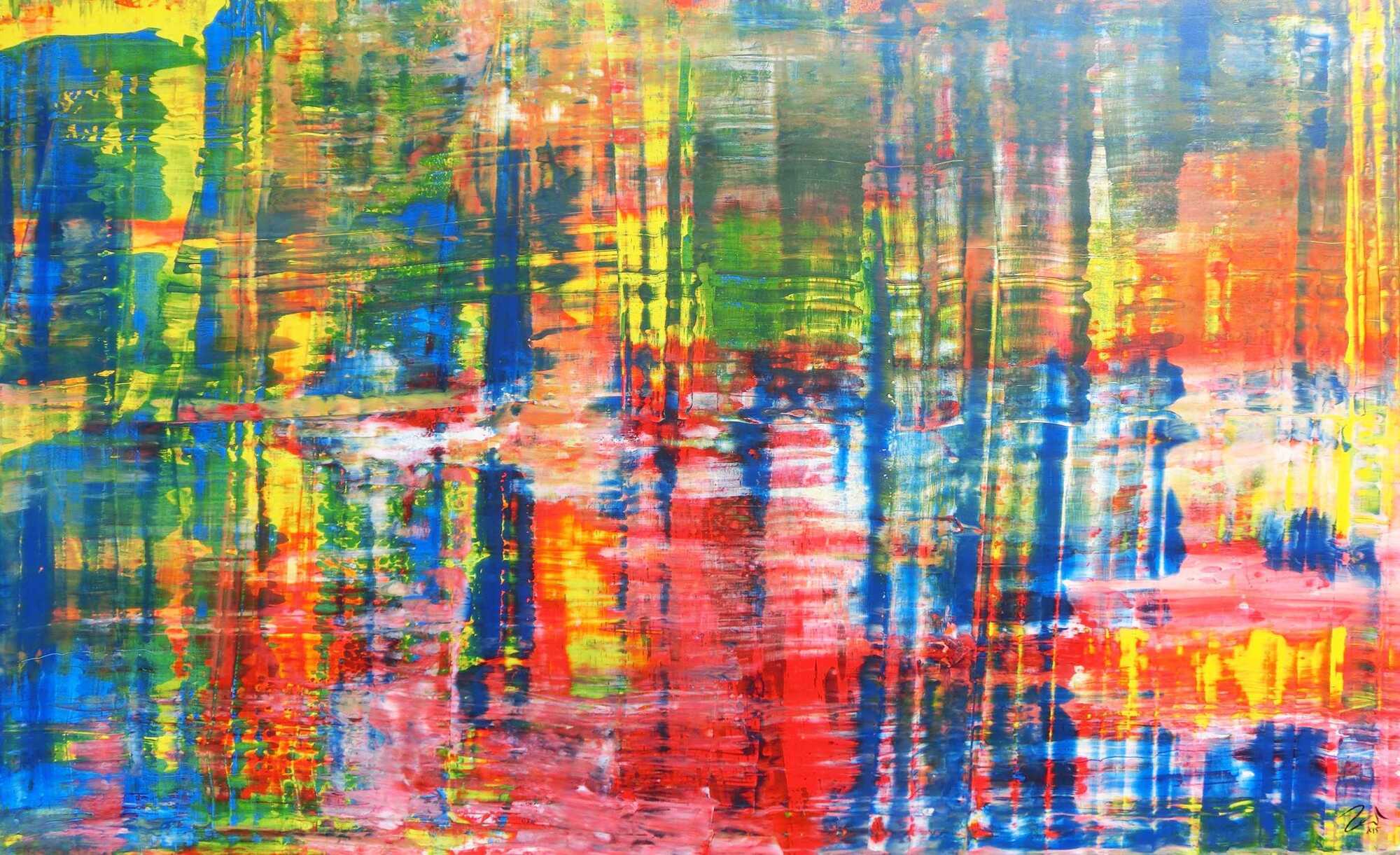 Abstract original No. 387 by Alex Zerr