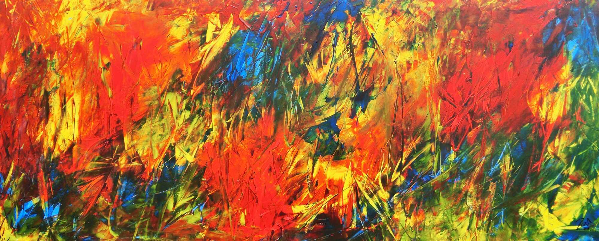 Abstract original No. 398 by Alex Zerr