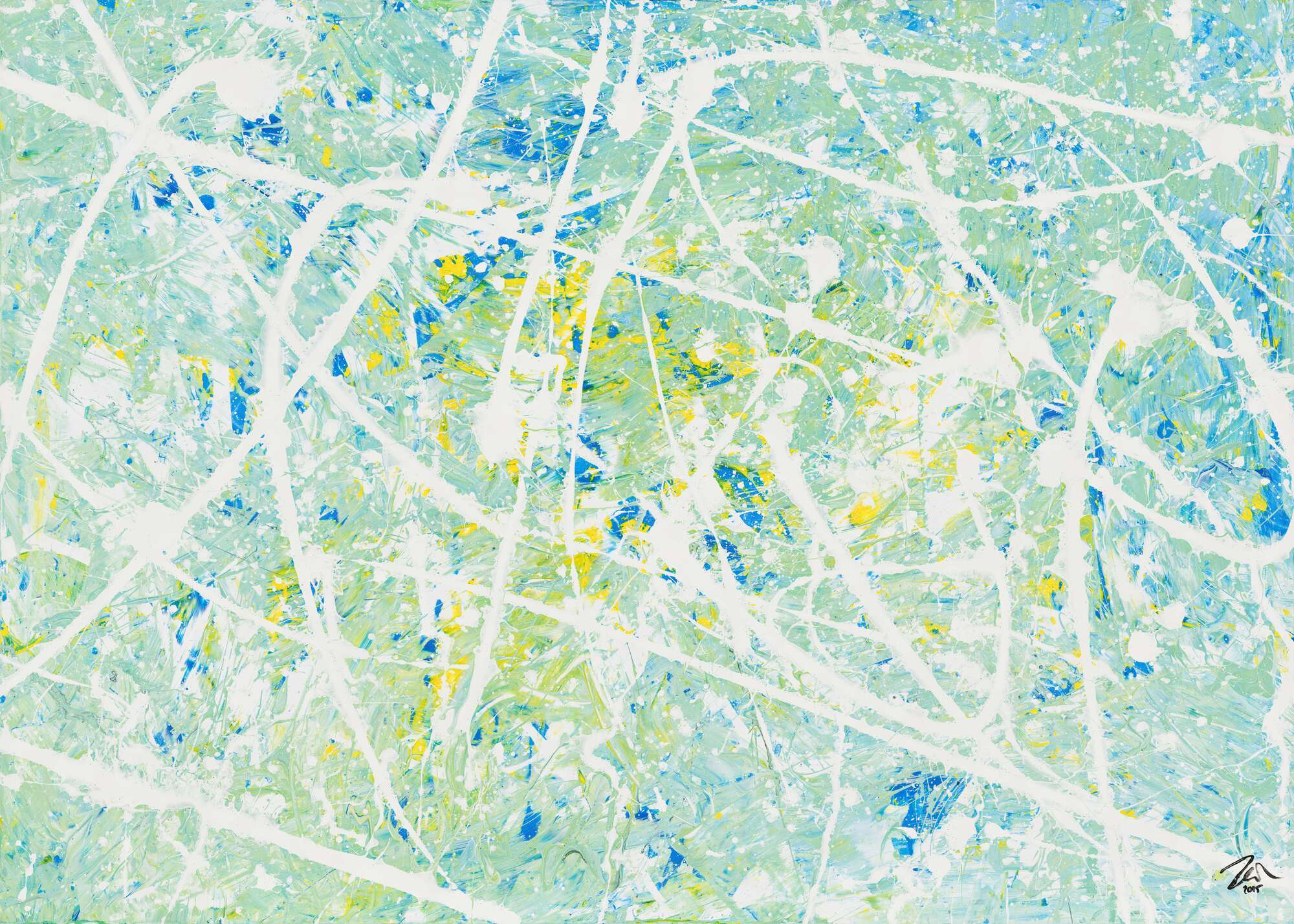 Abstract original No. 413 by Alex Zerr
