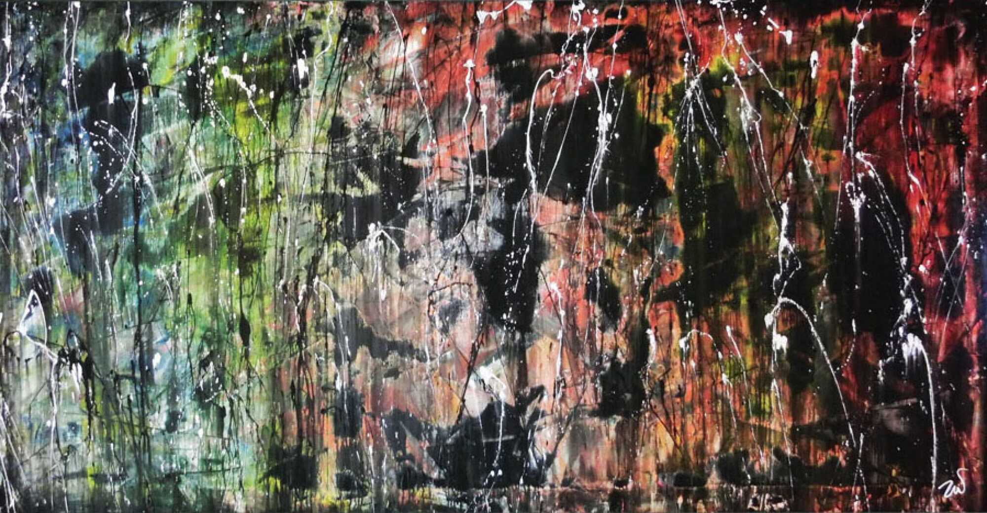 Abstraktes Original Nr. 44 von Alex Zerr
