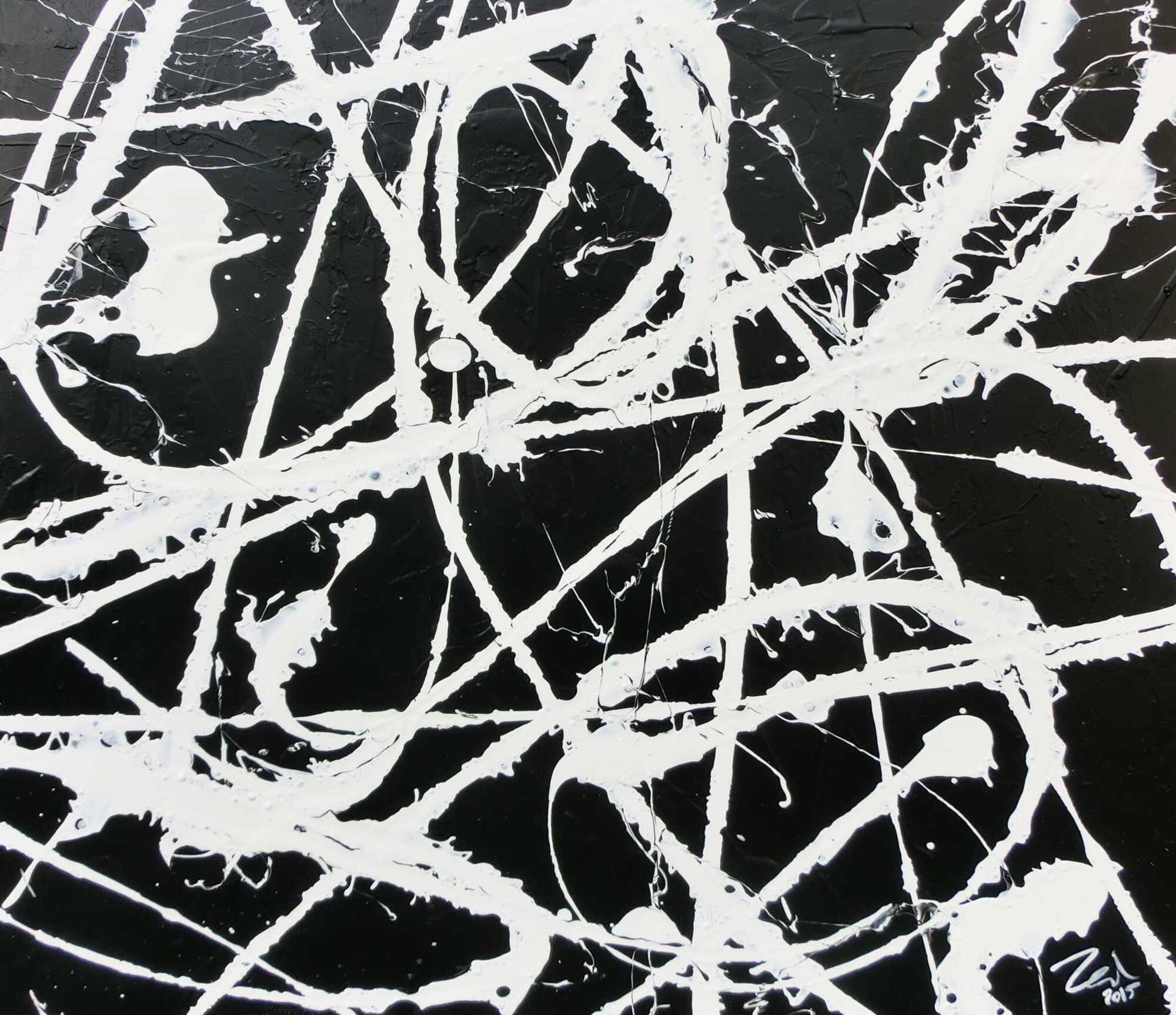 Abstraktes Original Nr. 451 von Alex Zerr