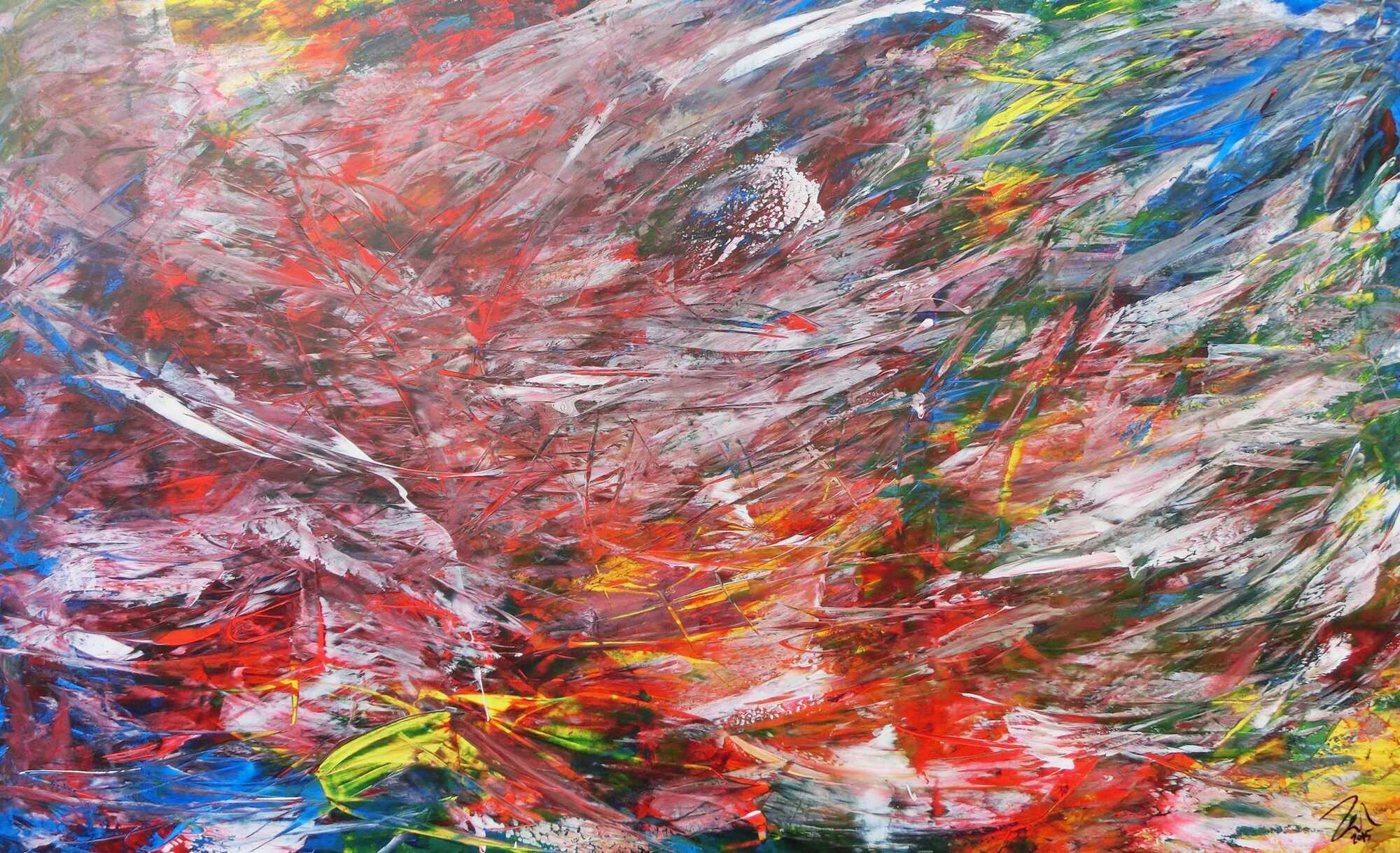 Abstraktes Original Nr. 456 von Alex Zerr