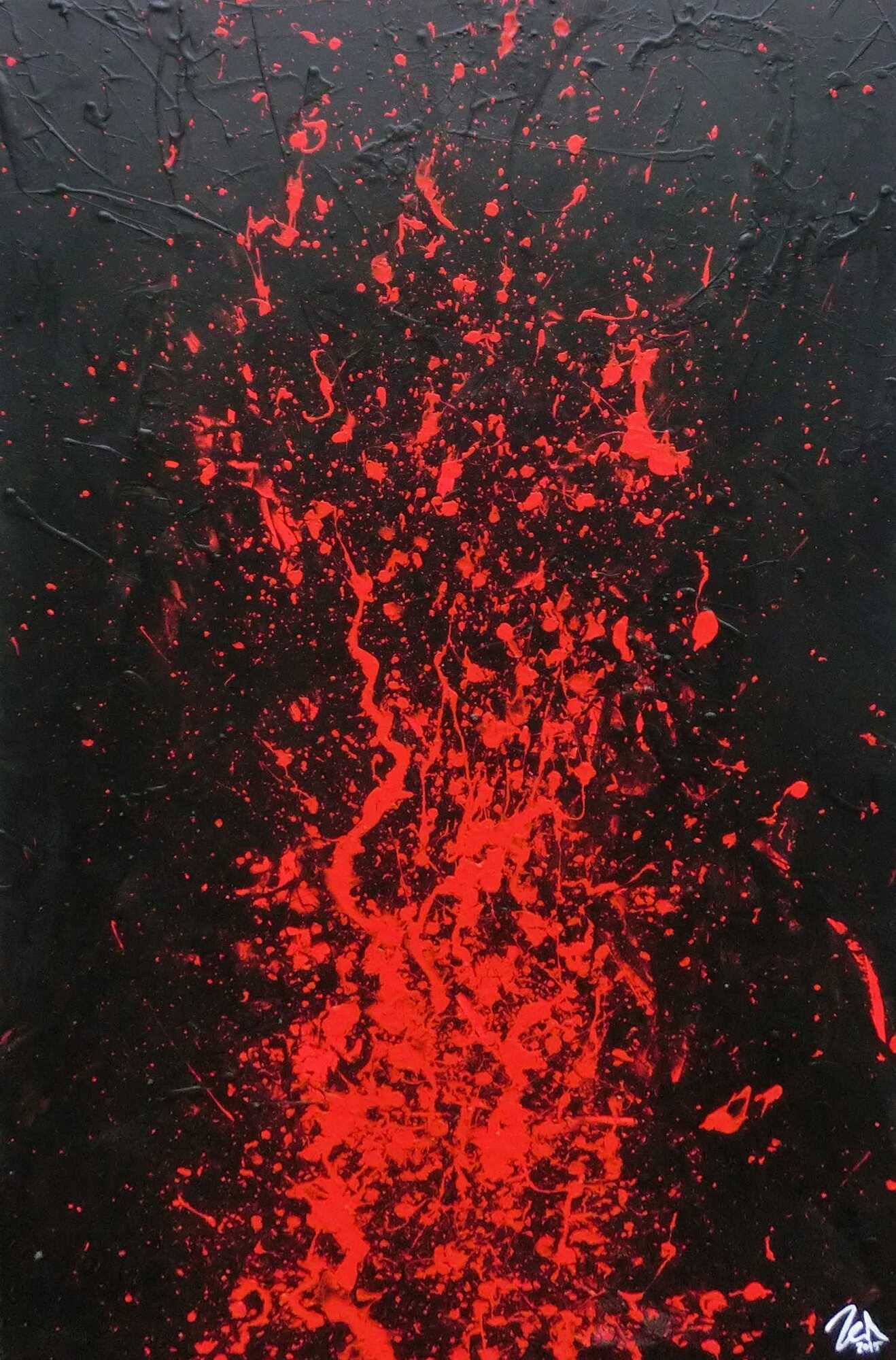 Abstraktes Original Nr. 468 von Alex Zerr