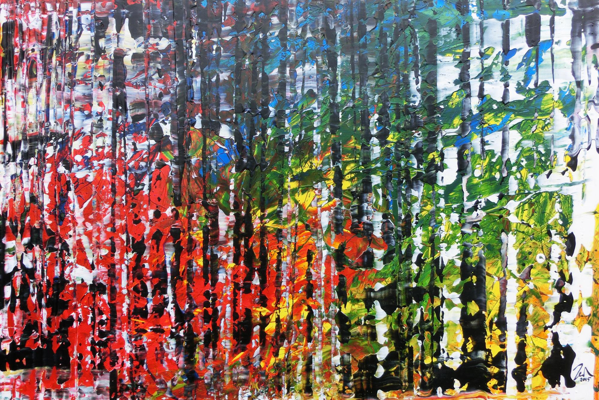Abstraktes Original Nr. 494 von Alex Zerr