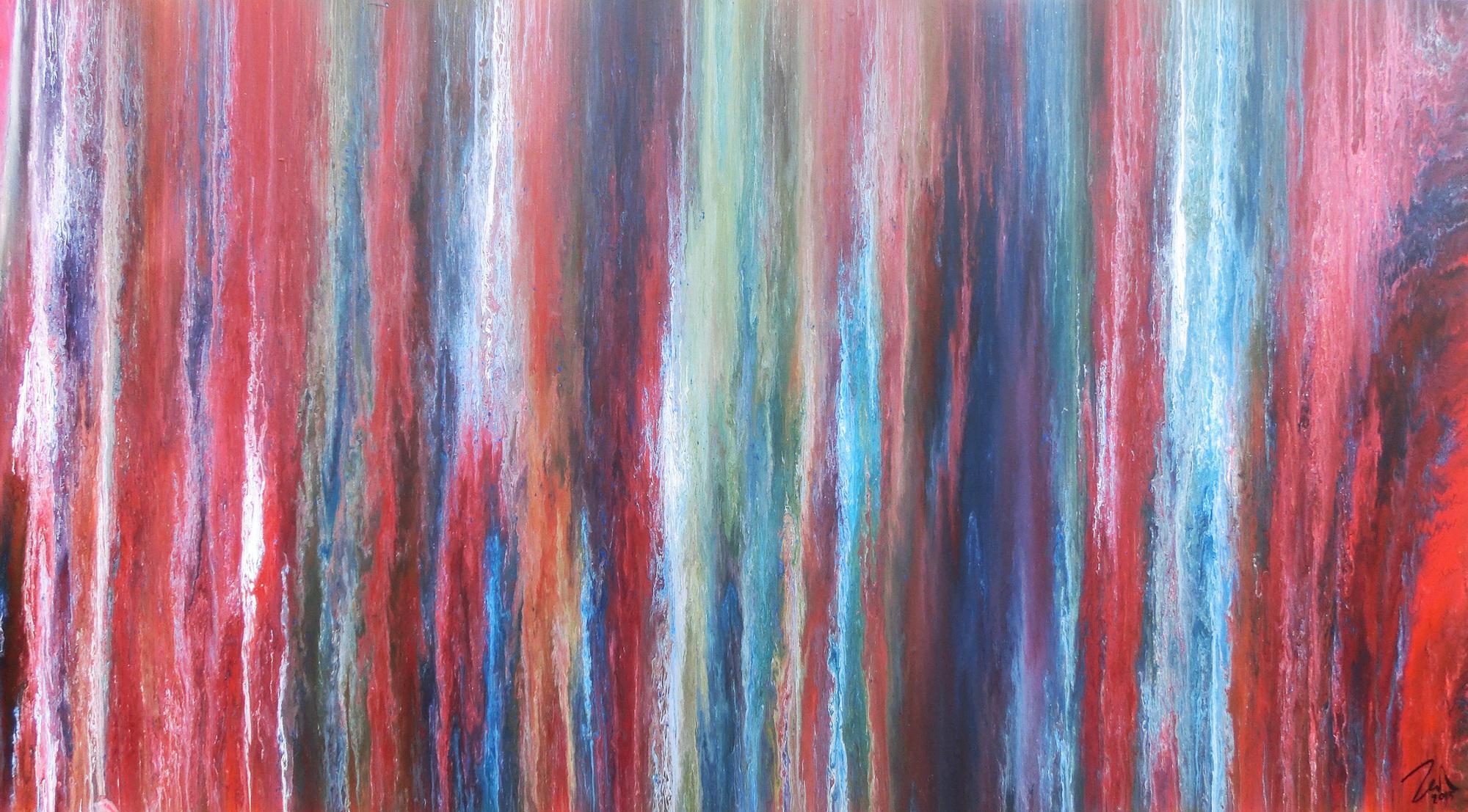 Abstraktes Original Nr. 500 von Alex Zerr