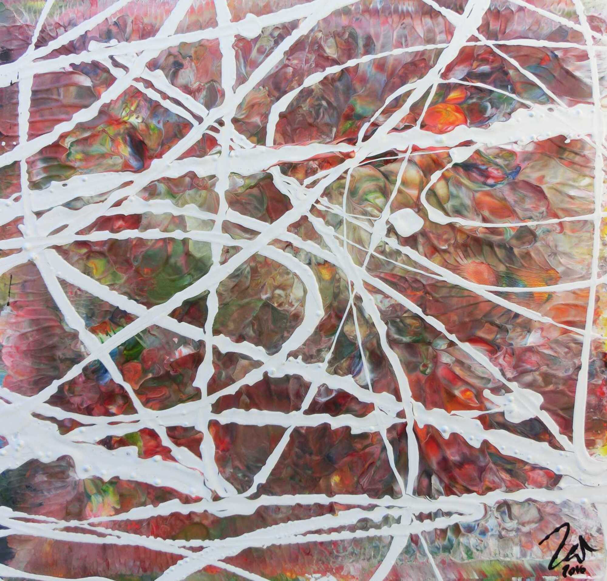 Abstraktes Original Nr. 529 von Alex Zerr