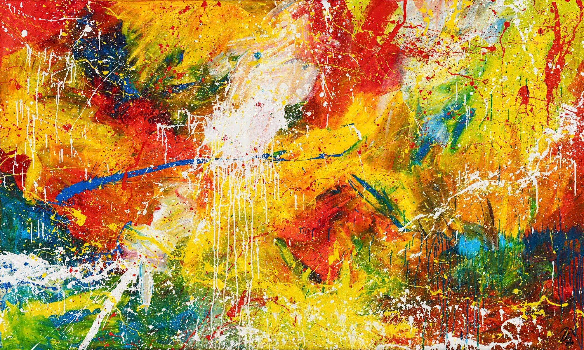 Abstract original No. 550 by Alex Zerr