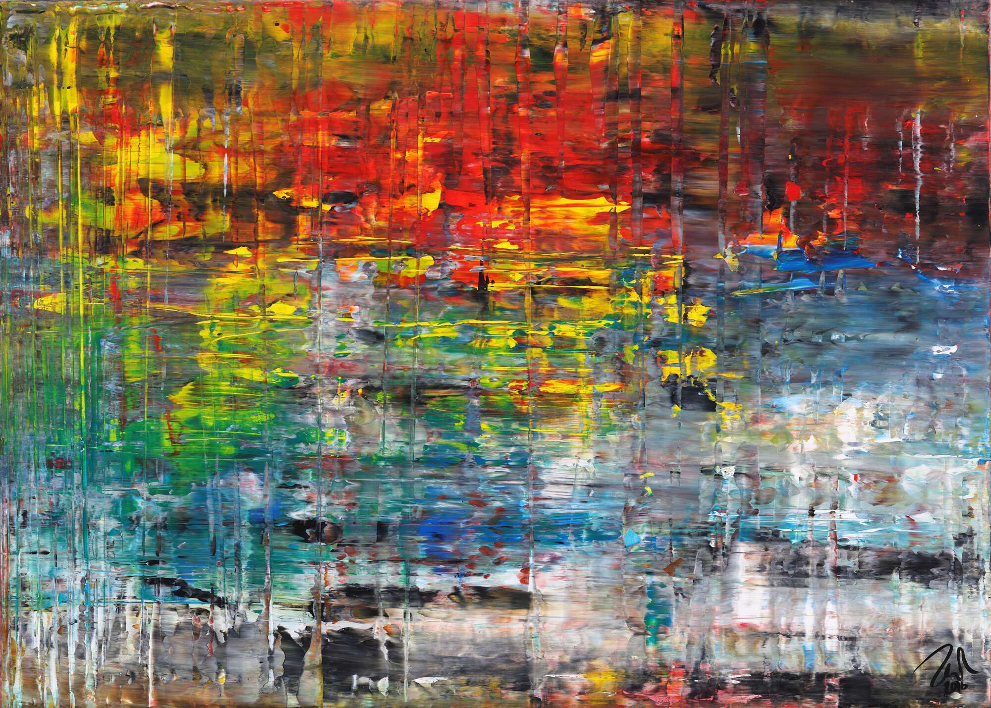 Abstract original No. 575 by Alex Zerr