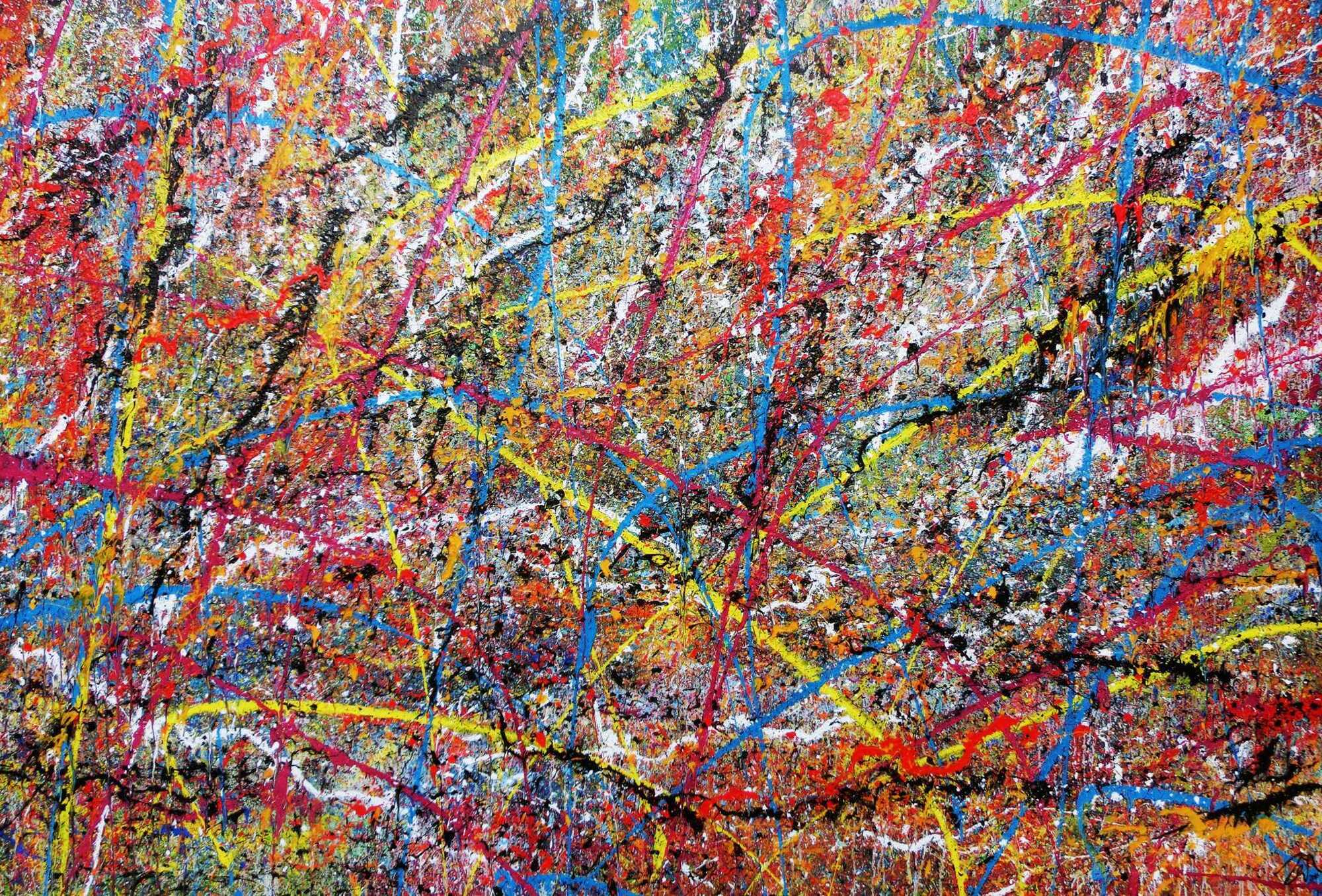 Abstraktes Original Nr. 580 von Alex Zerr